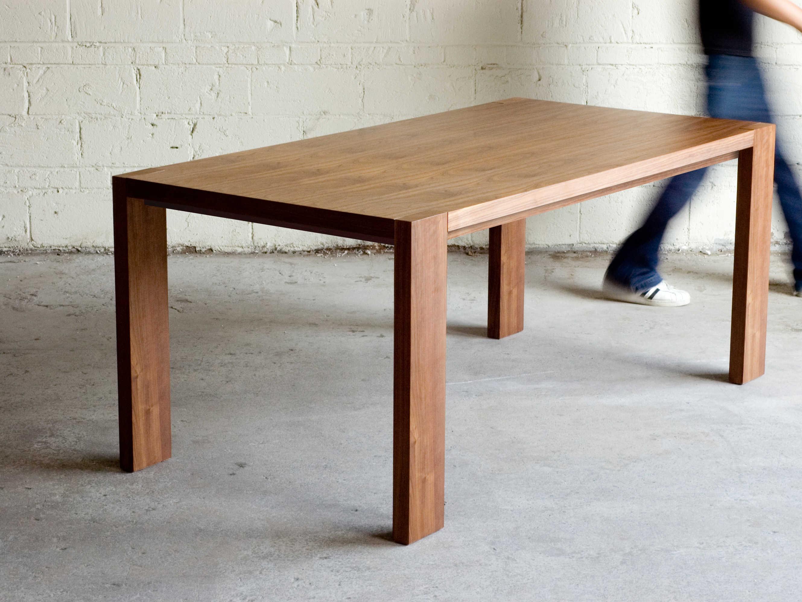 Gus* Modern Plank Rectangular Wood Walnut Dining Table