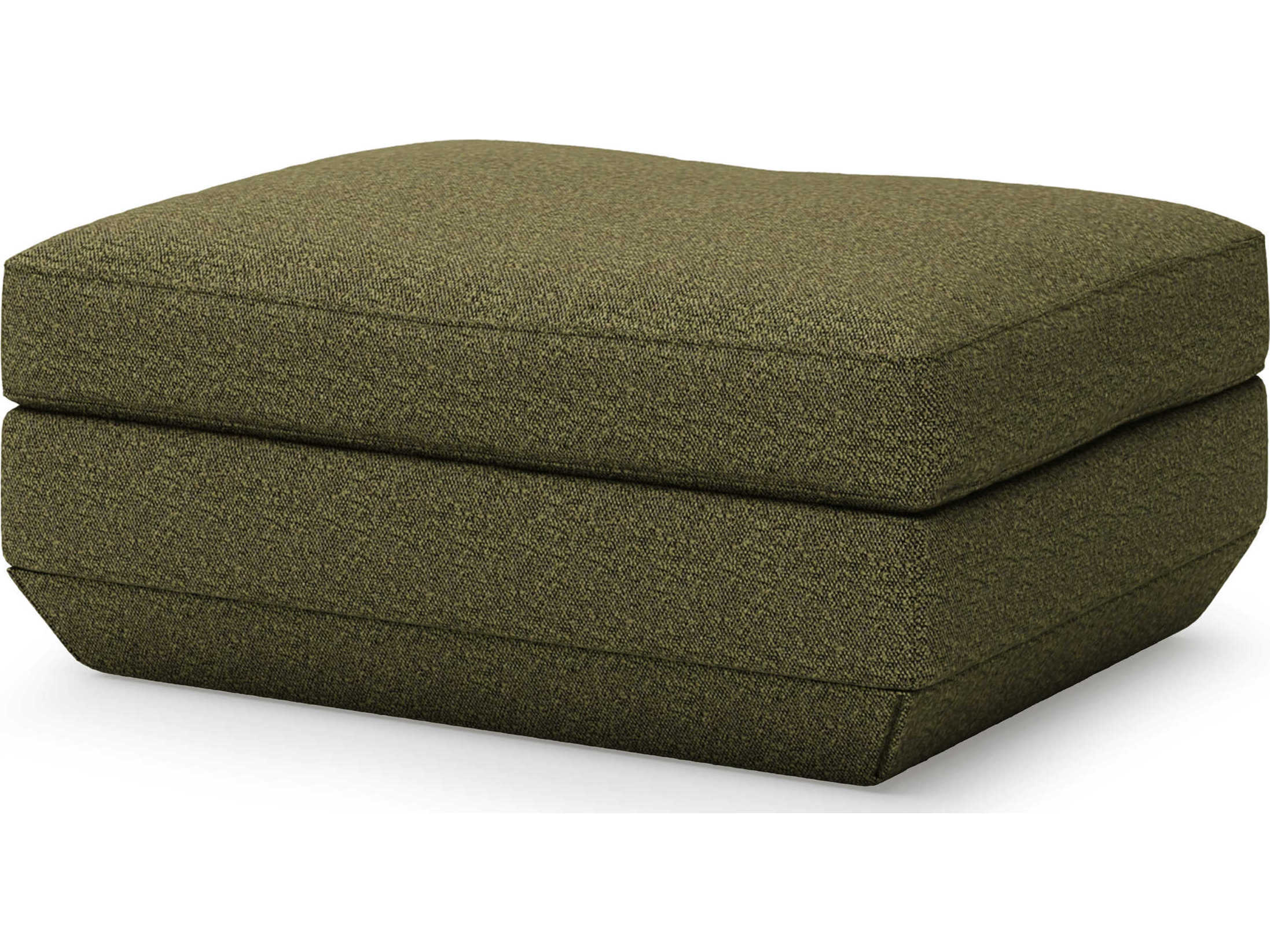 Gus* Modern Podium Copenhagen Terra Green Upholstered Ottoman