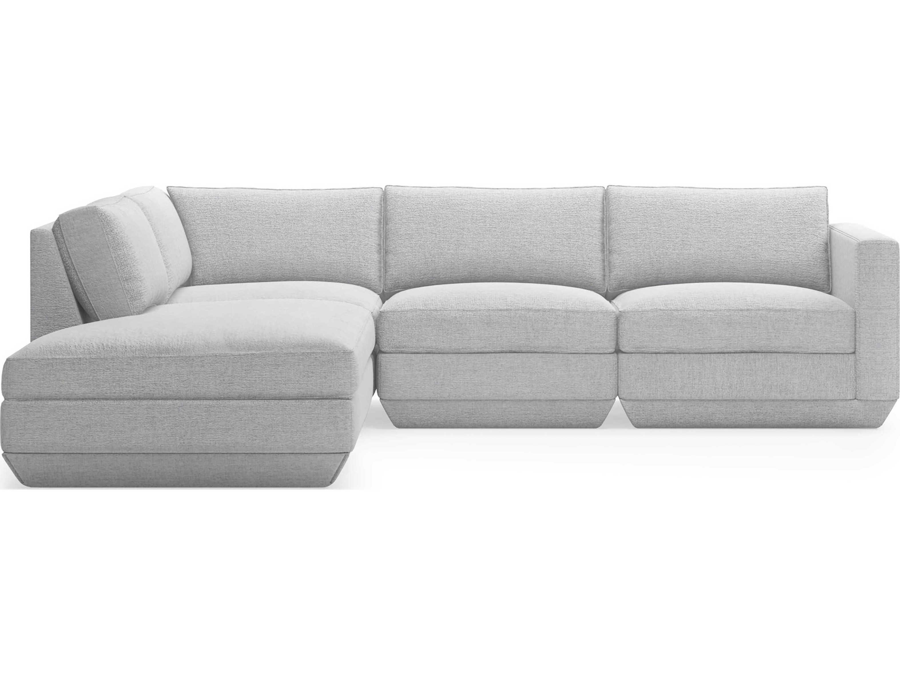 Gus* Modern Podium Upholstered Sectional Sofa