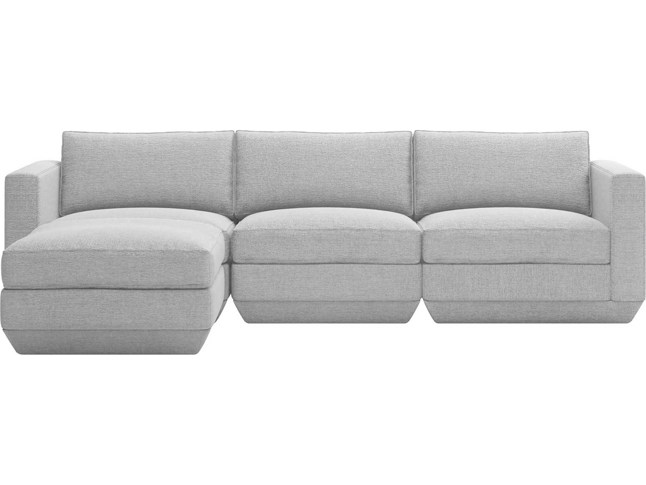 Gus* Modern Podium Upholstered Sectional Sofa