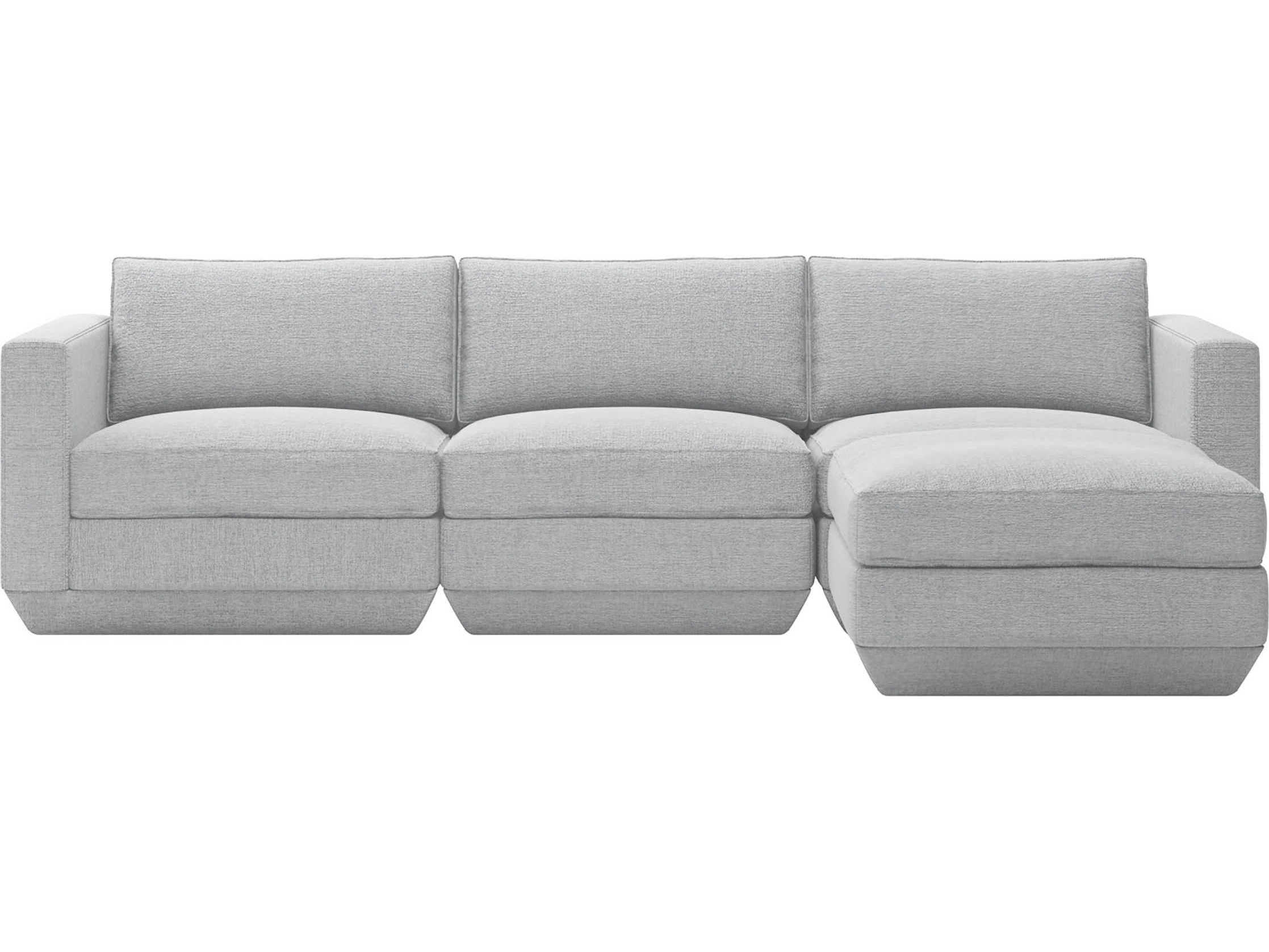 Gus* Modern Podium Upholstered Sectional Sofa
