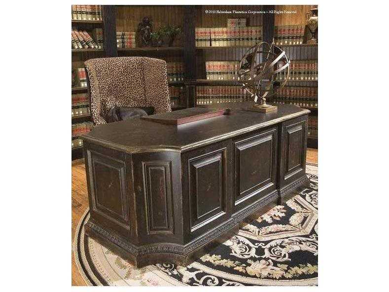 Habersham The Governors Ebony Executive Desk