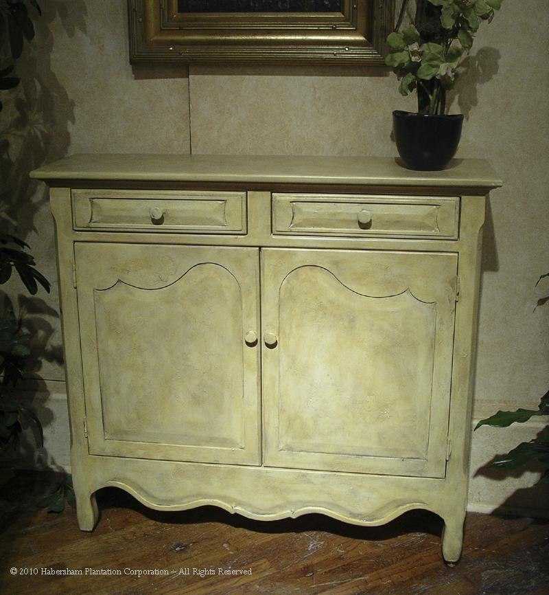 Habersham French Cottage White Accent Chest
