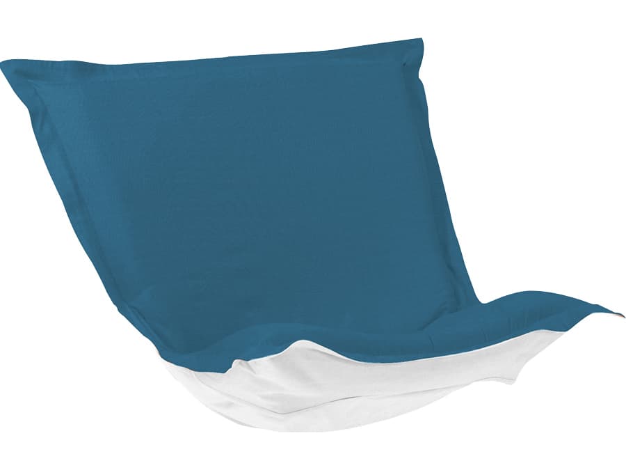 Howard Elliott Outdoor Patio Seascape Turquoise Chair Cushion with Cover