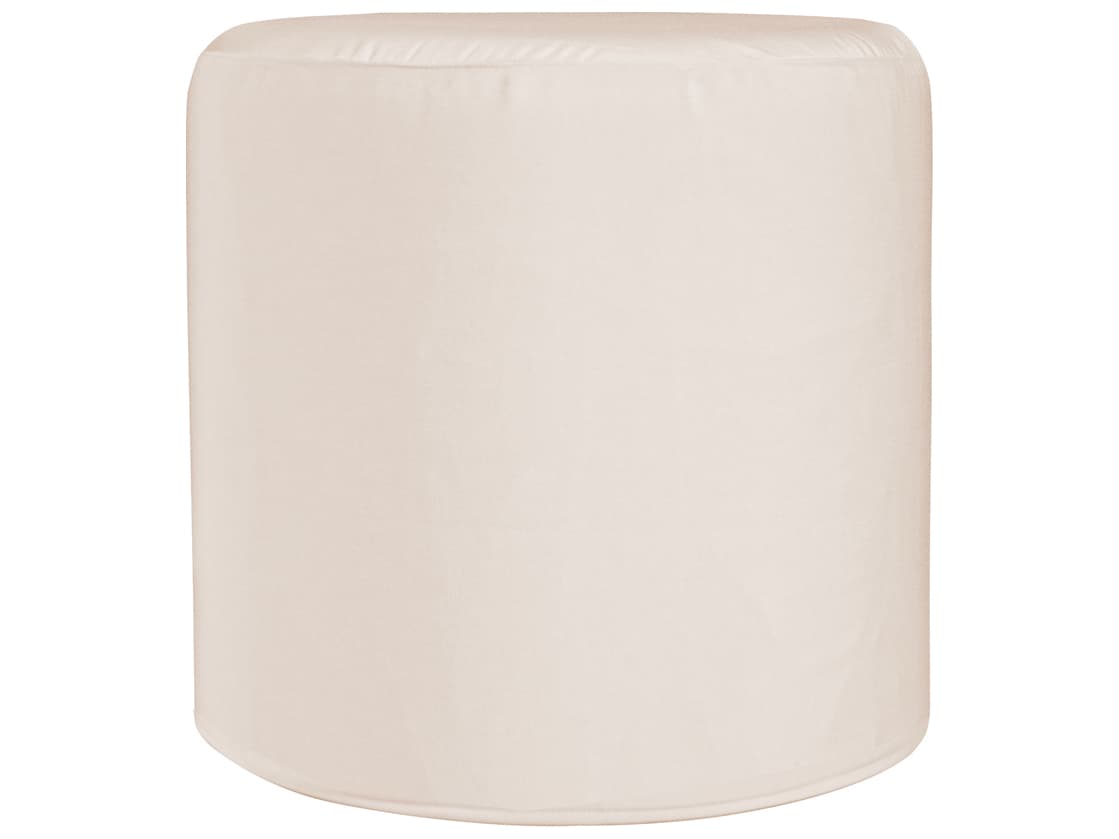 Howard Elliott Outdoor Patio Seascape Sand Fabric Cushion Ottoman