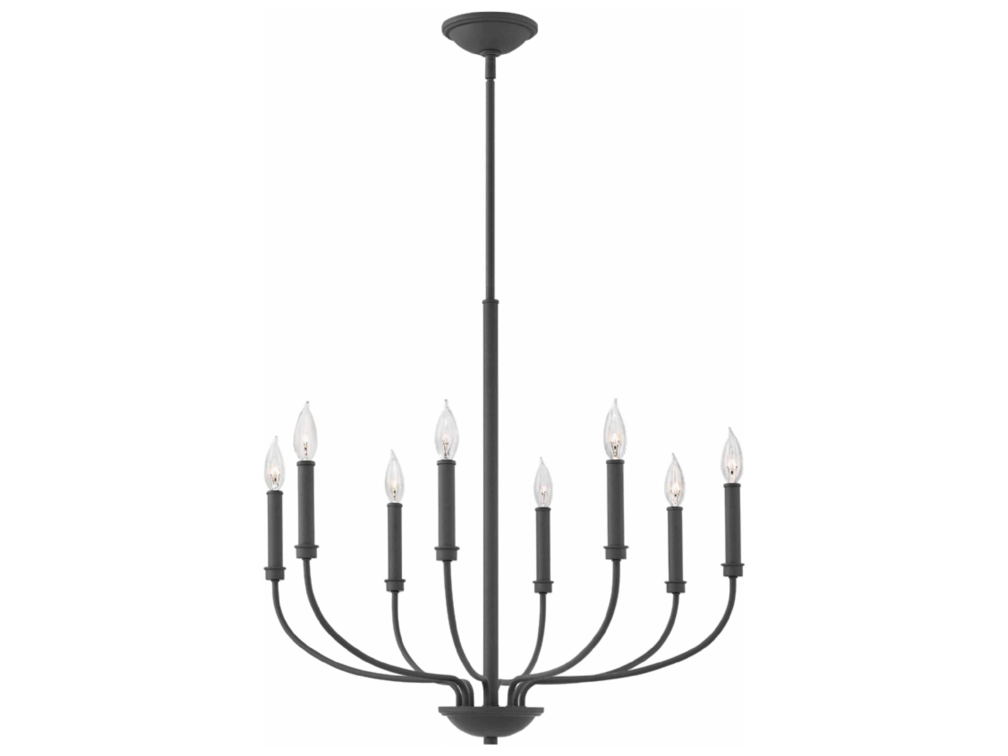 Hinkley Alister 8-Light Buckeye Bronze Candelabra Chandelier