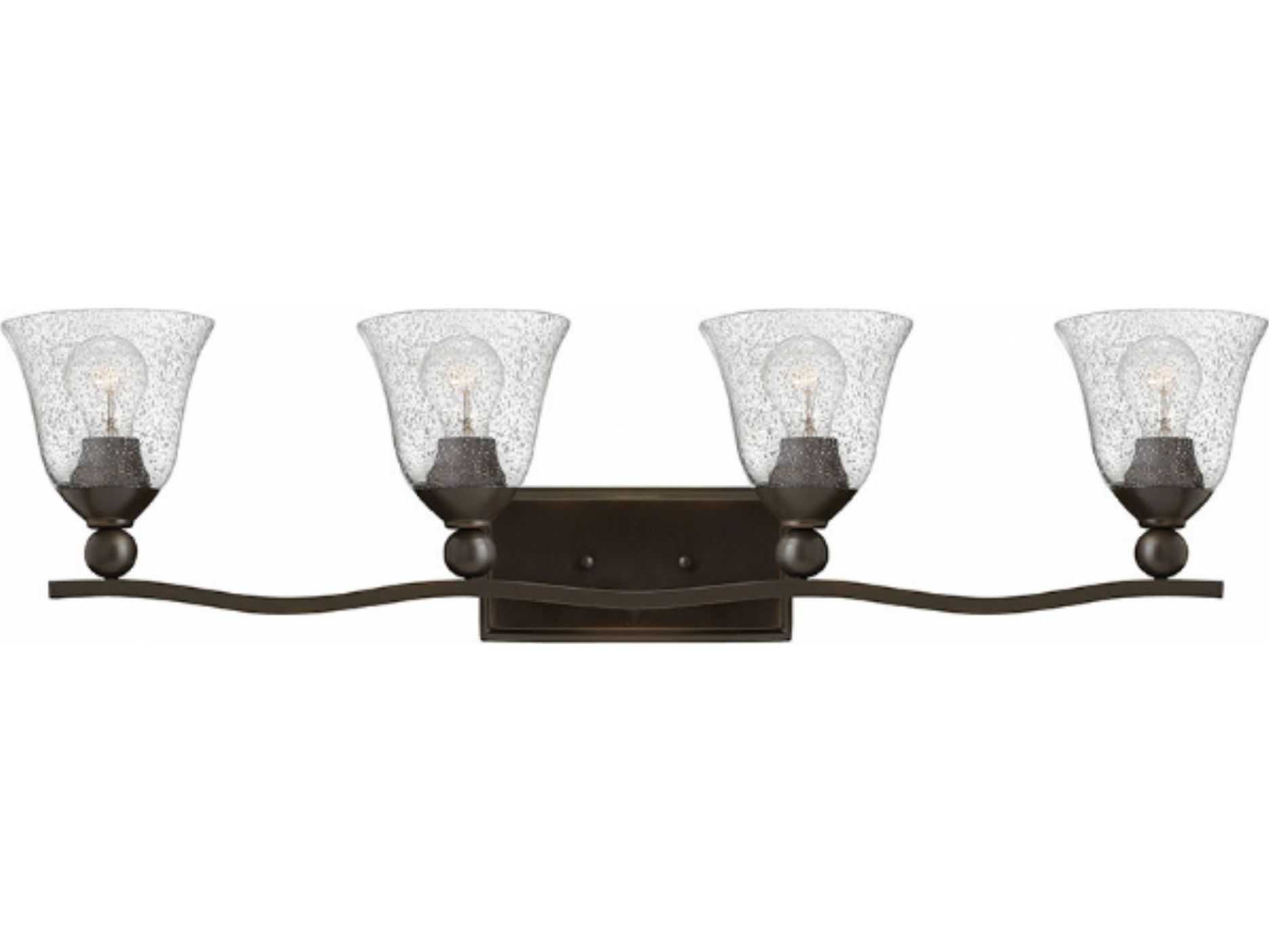 Hinkley Bolla Olde Bronze Glass Vanity Light