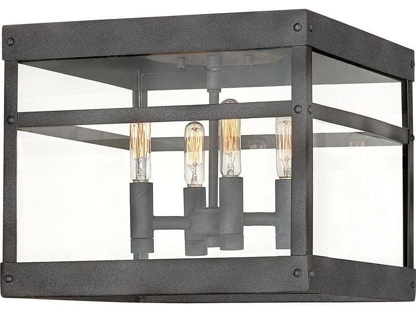 Hinkley Porter 4 - Light Outdoor Ceiling Light
