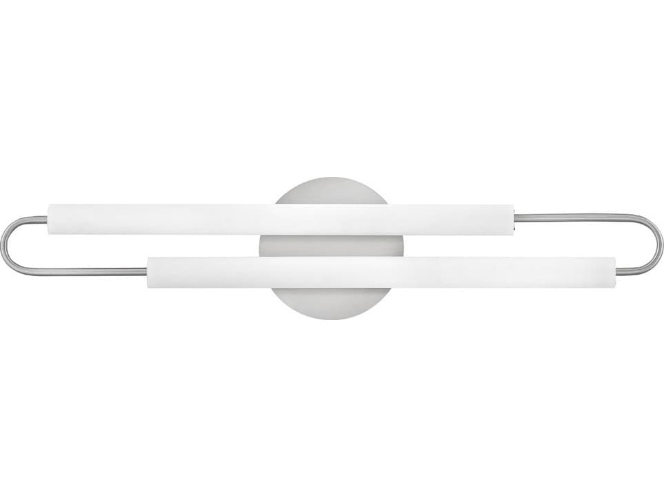 Hinkley Eos Brushed Nickel Glass LED Vanity Light