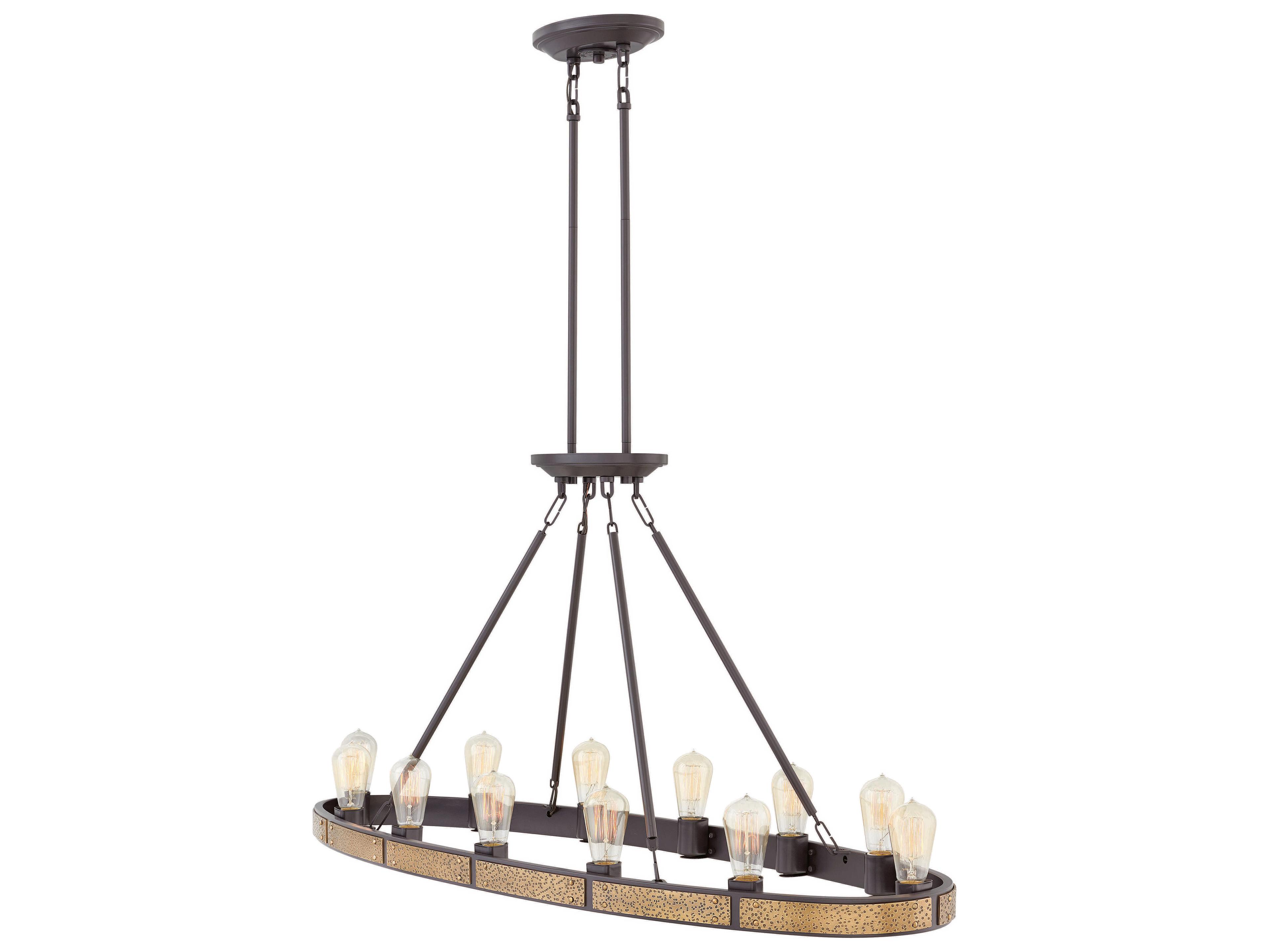 Hinkley Everett 1-Light Bronze Round Island Pendant