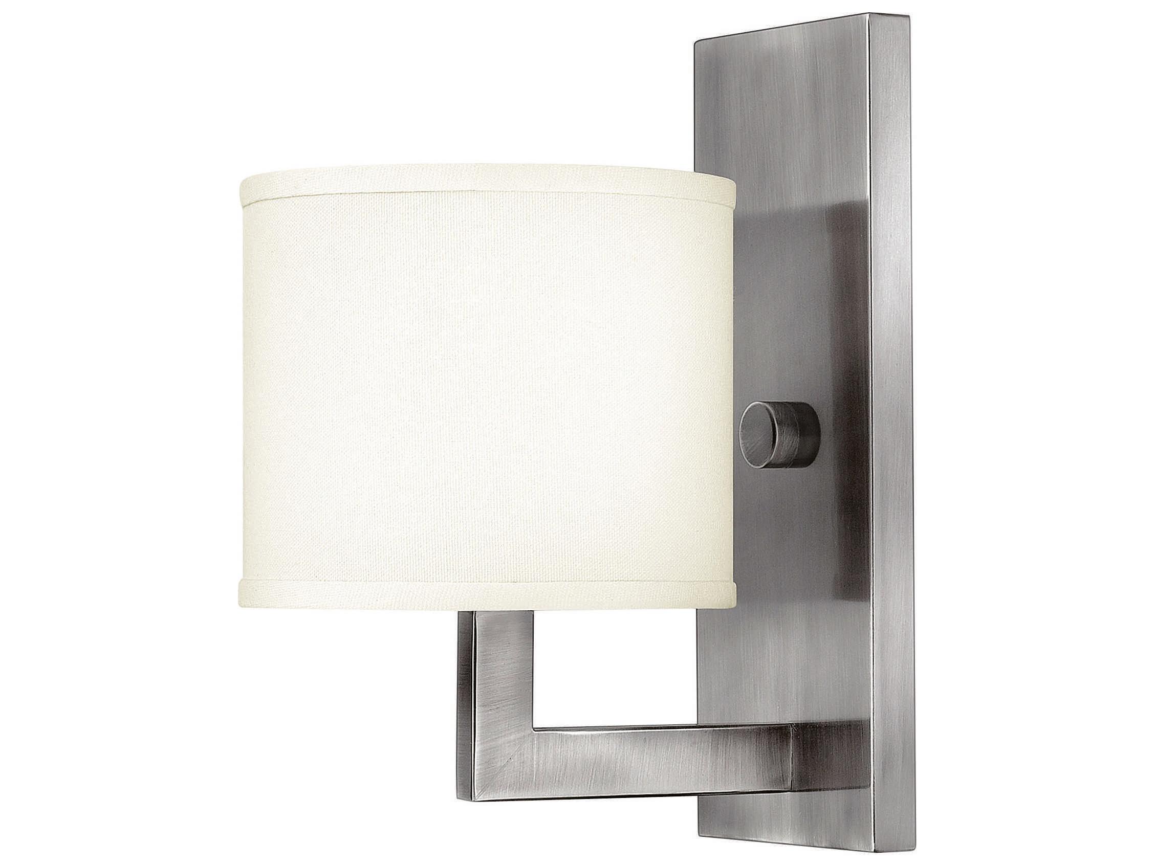 Hinkley Hampton 1-Light Antique Nickel Wall Sconce