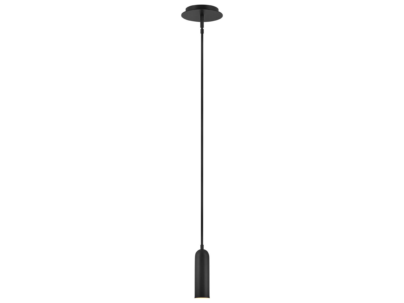 Hinkley Dax 1-Light Black LED Cylinder Mini Pendant
