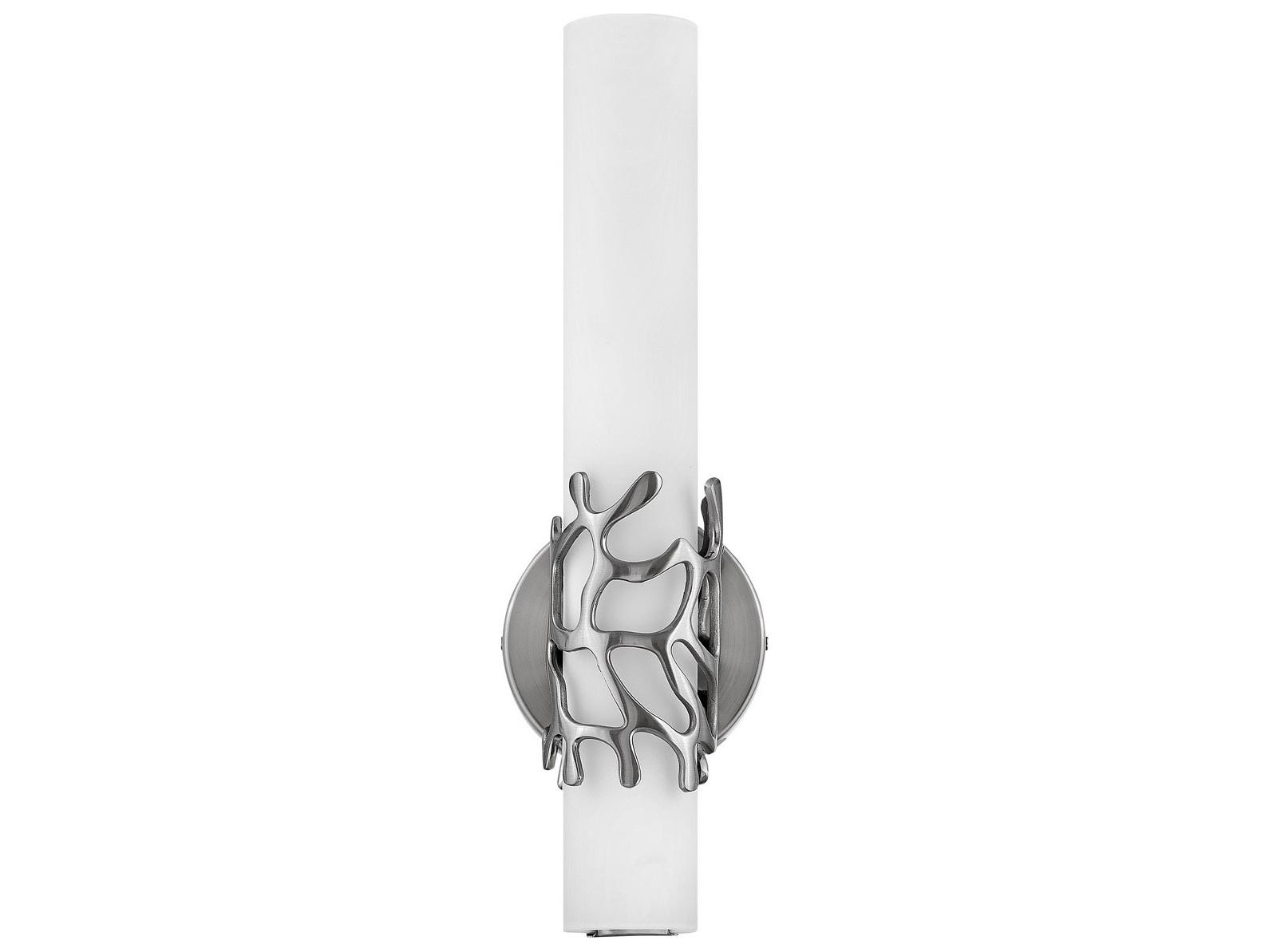 Hinkley Lyra Brushed Nickel Glass LED Wall Sconce