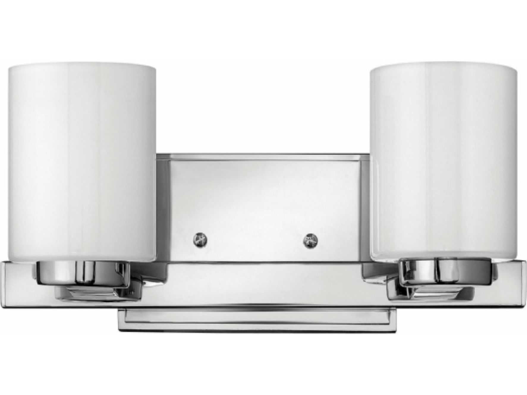 Hinkley Miley 2-Light Chrome Glass LED Vanity Light