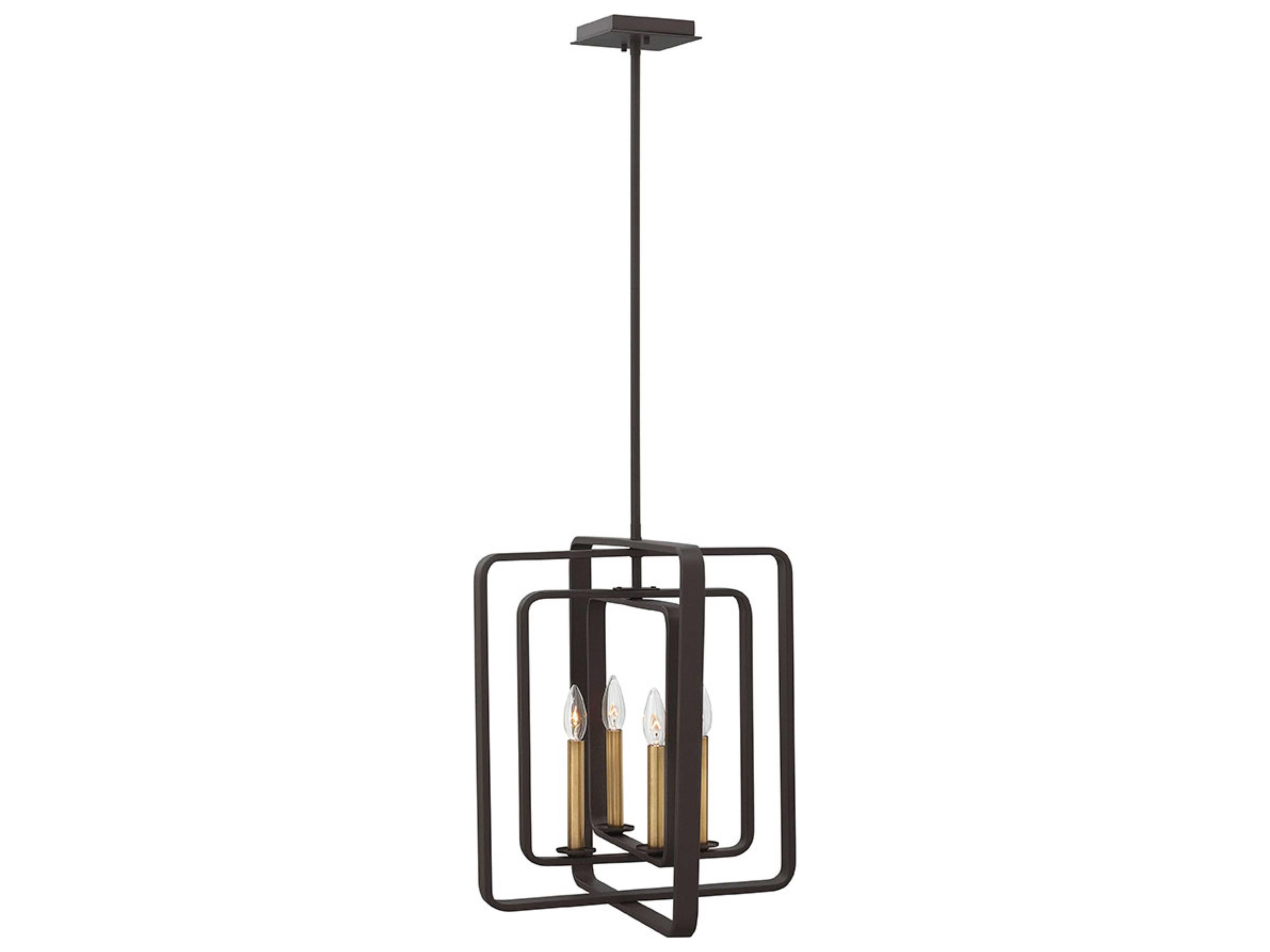 Hinkley Quentin 4-Light Buckeye Bronze Pendant