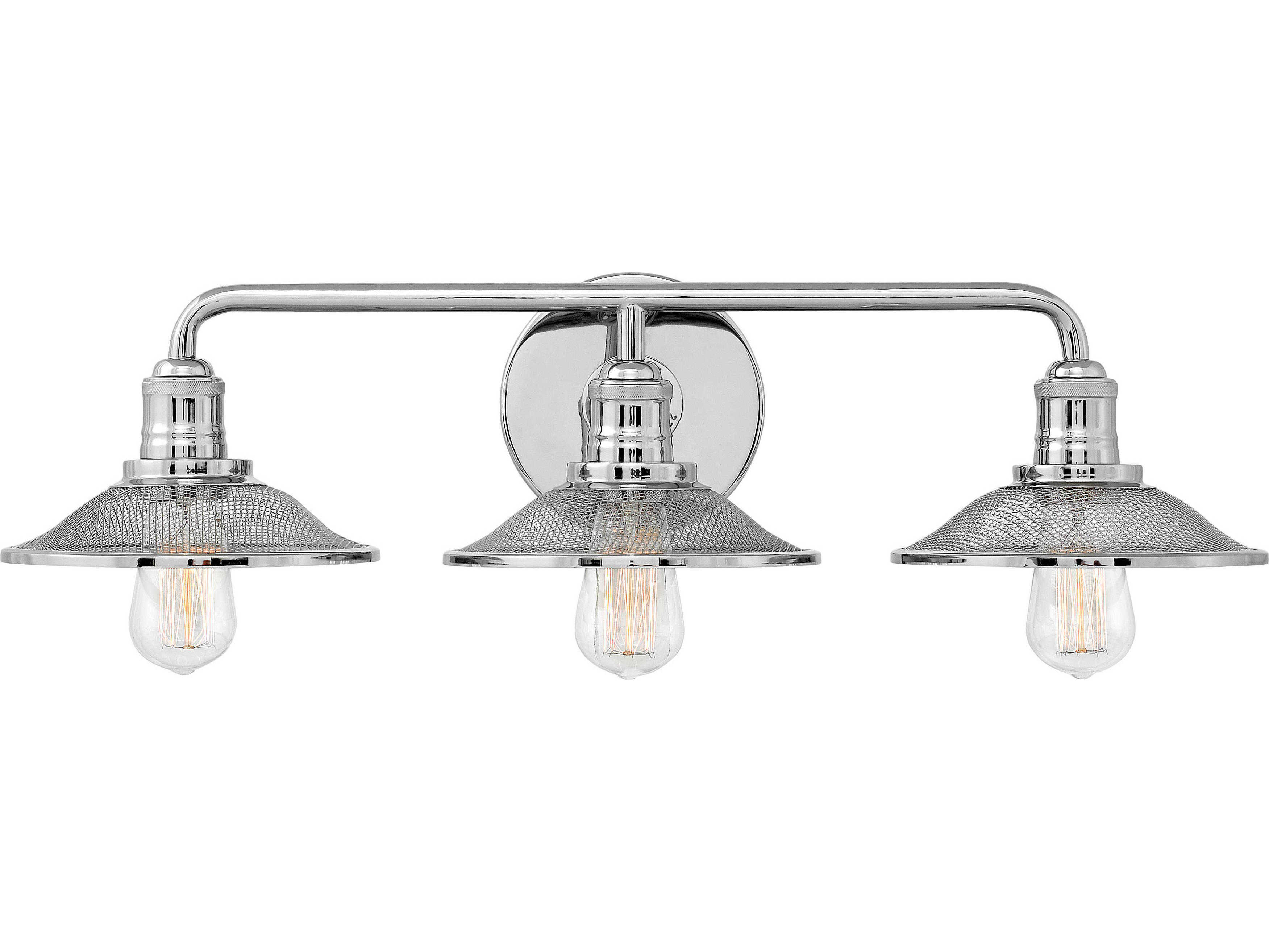 Hinkley Rigby 3-Light Polished Nickel Vanity Light