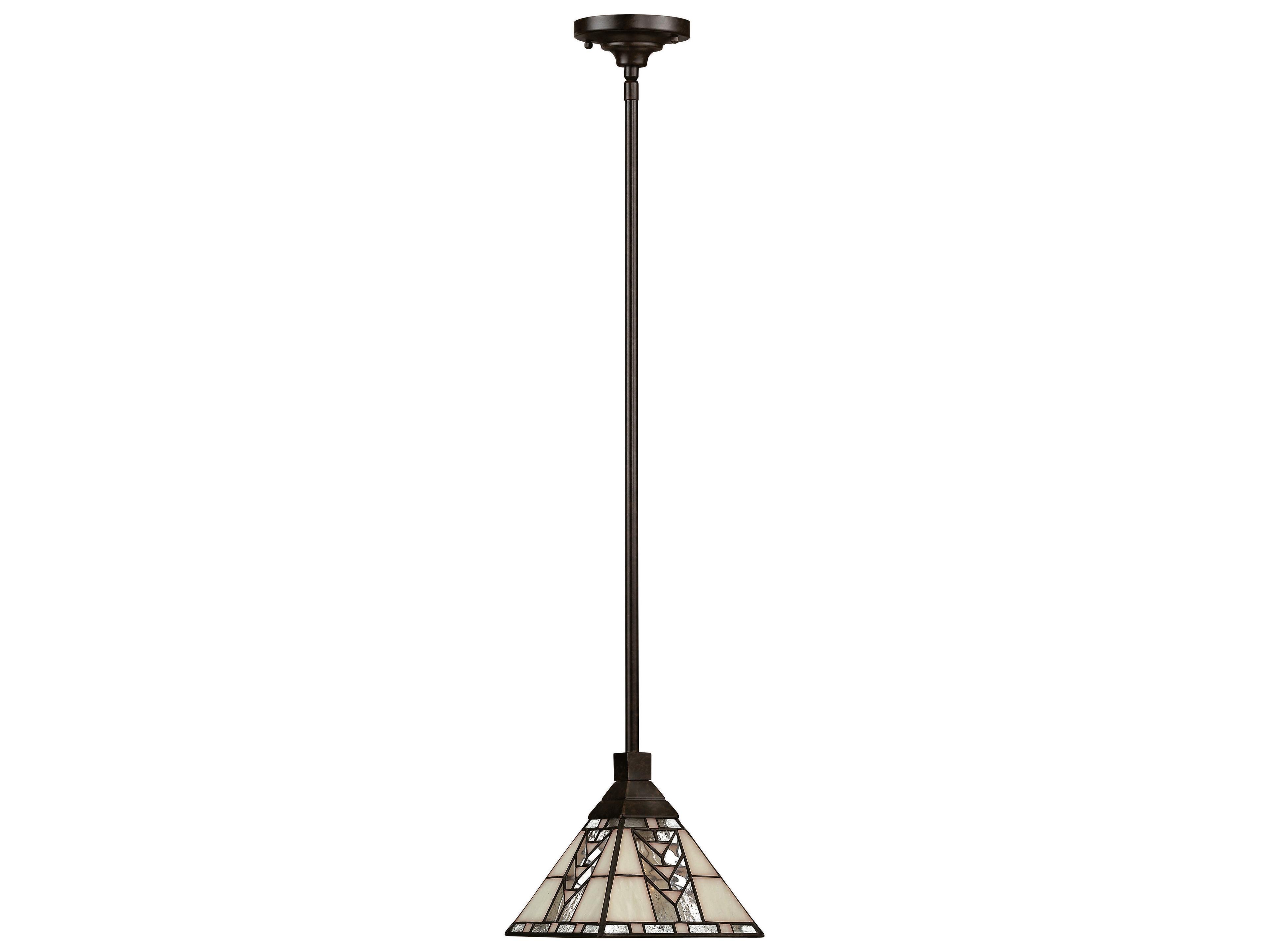 Hinkley Tahoe 1-Light Regency Bronze Glass Tiffany Pendant