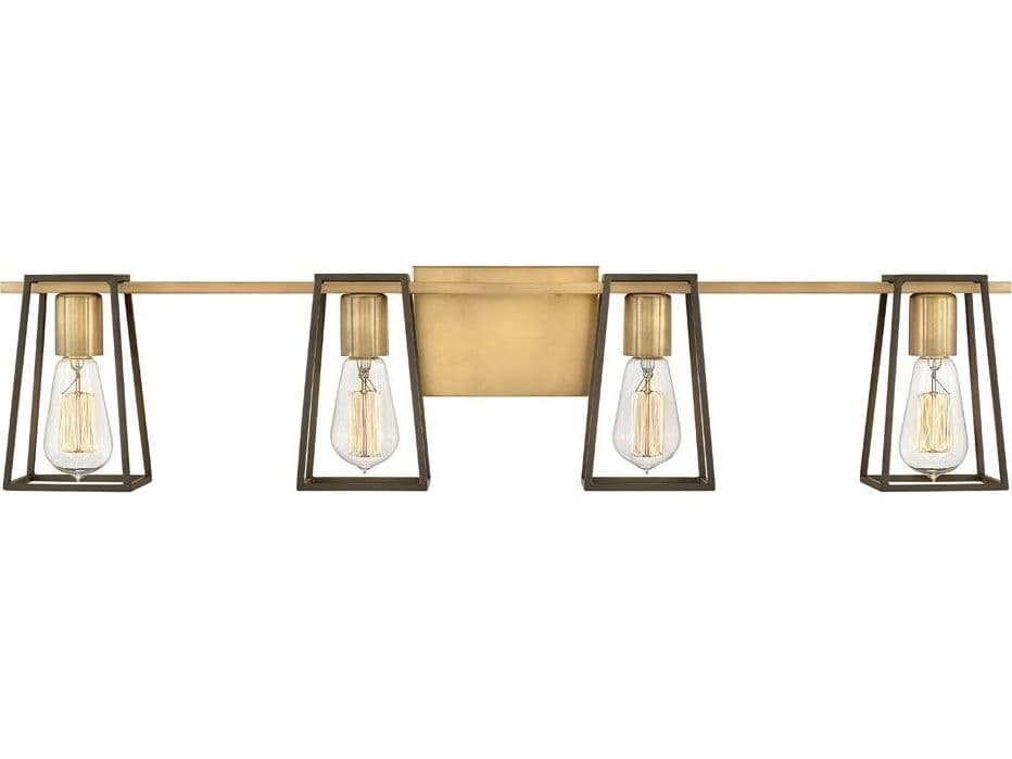 Hinkley Filmore 4-Light Heritage Brass Bronze Vanity Light