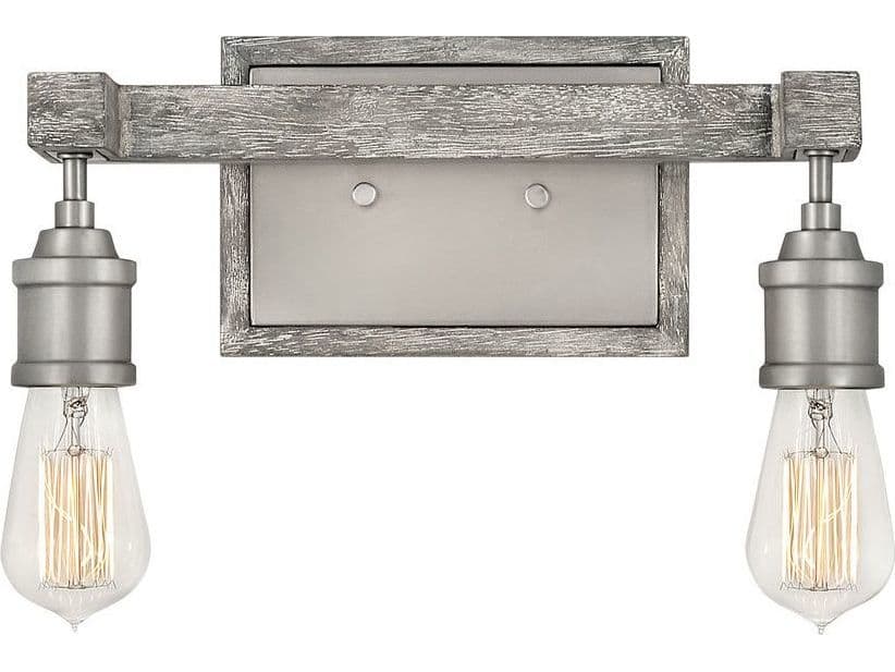 Hinkley Denton 2-Light Pewter Vanity Light