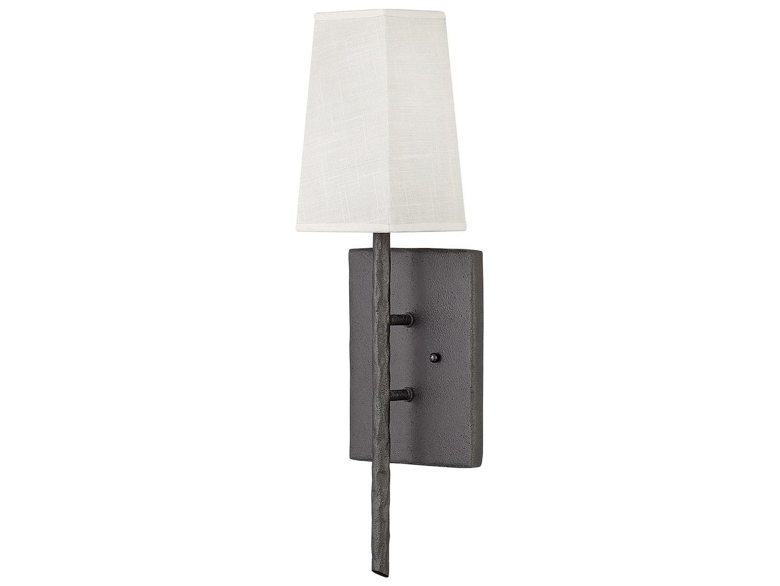Hinkley Tress 1-Light Iron Ore Gray Wall Sconce