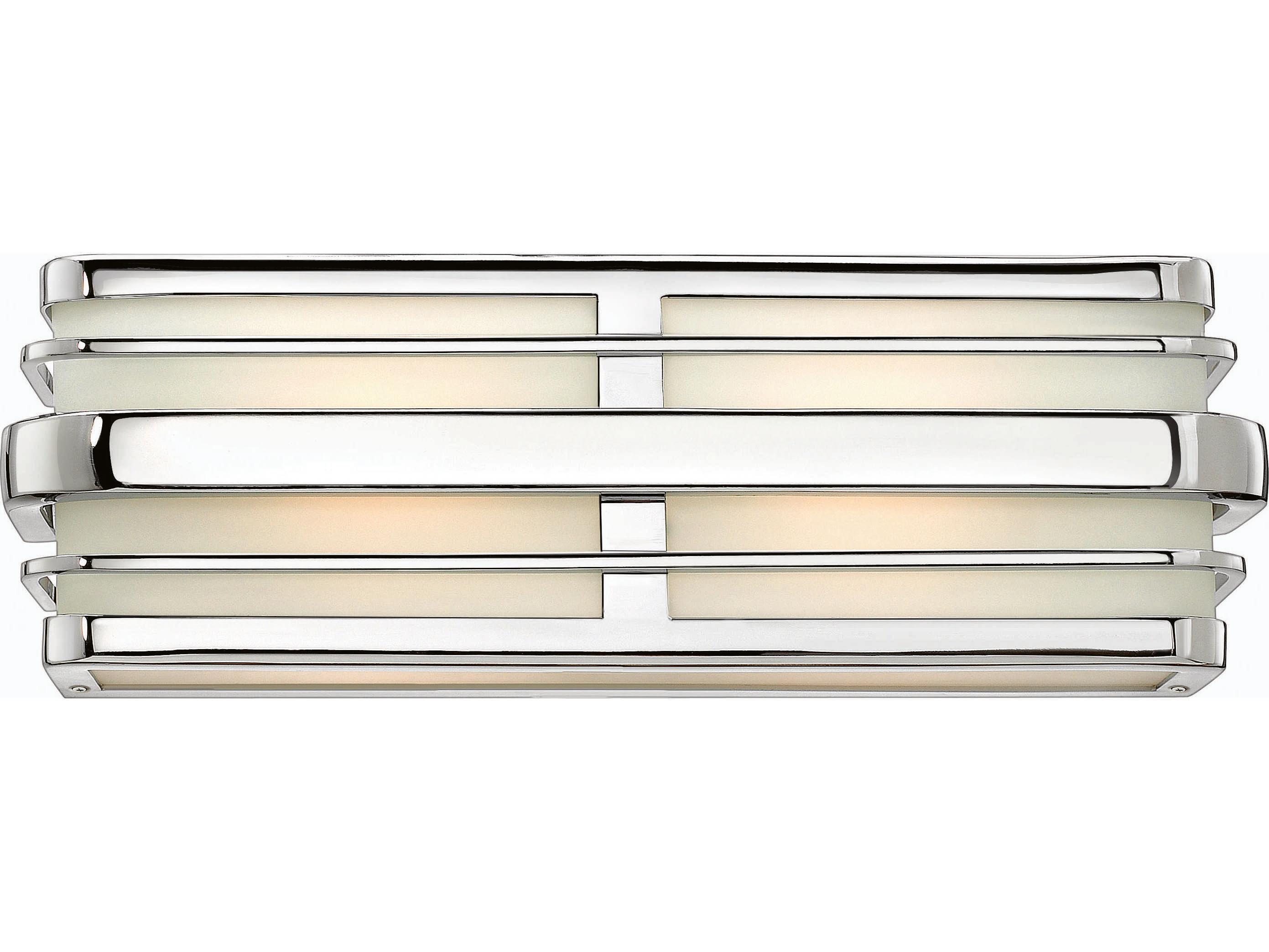 Hinkley Winton 2-Light Chrome Glass Vanity Light