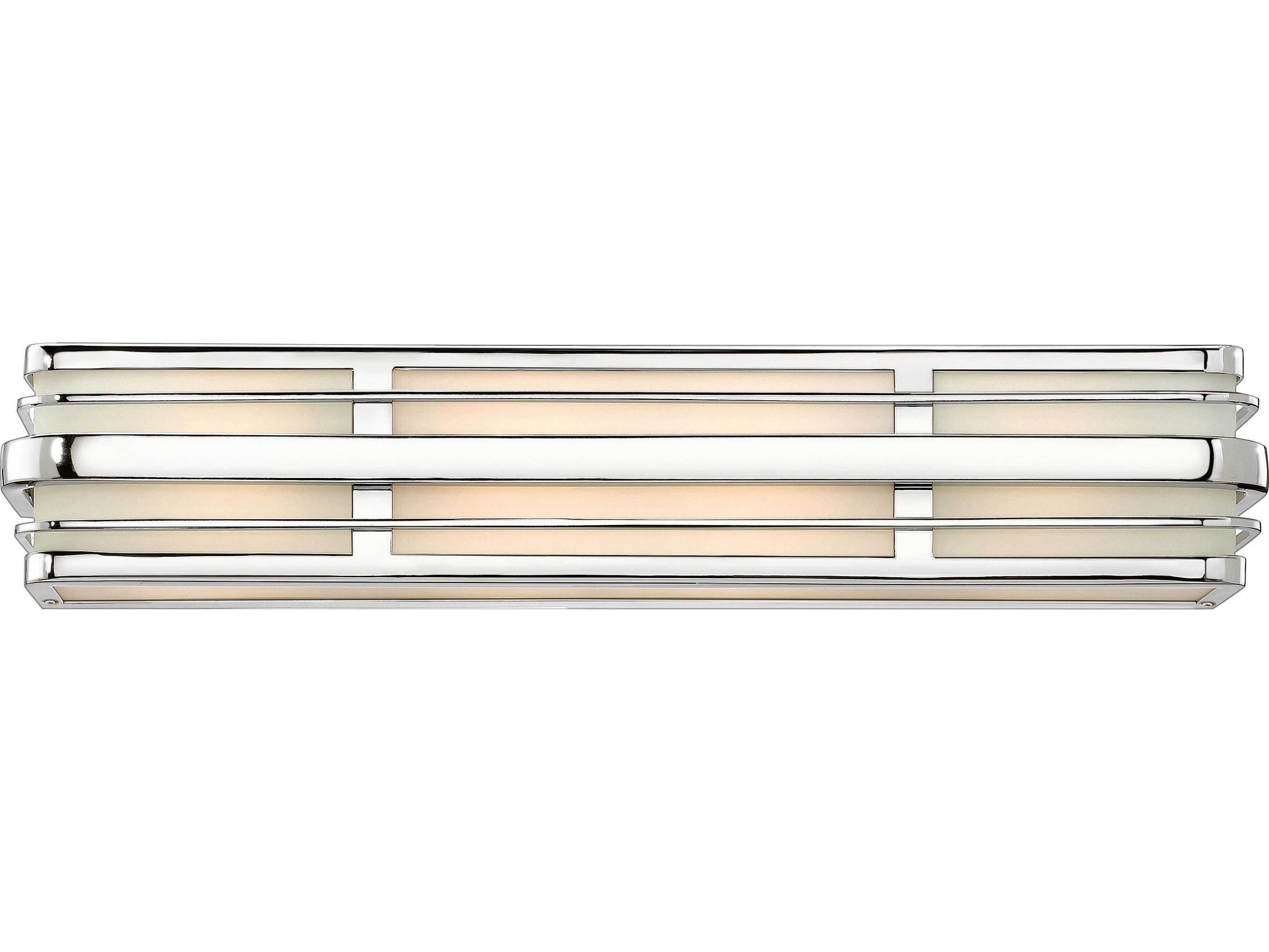 Hinkley Winton 4-Light Chrome Glass Vanity Light