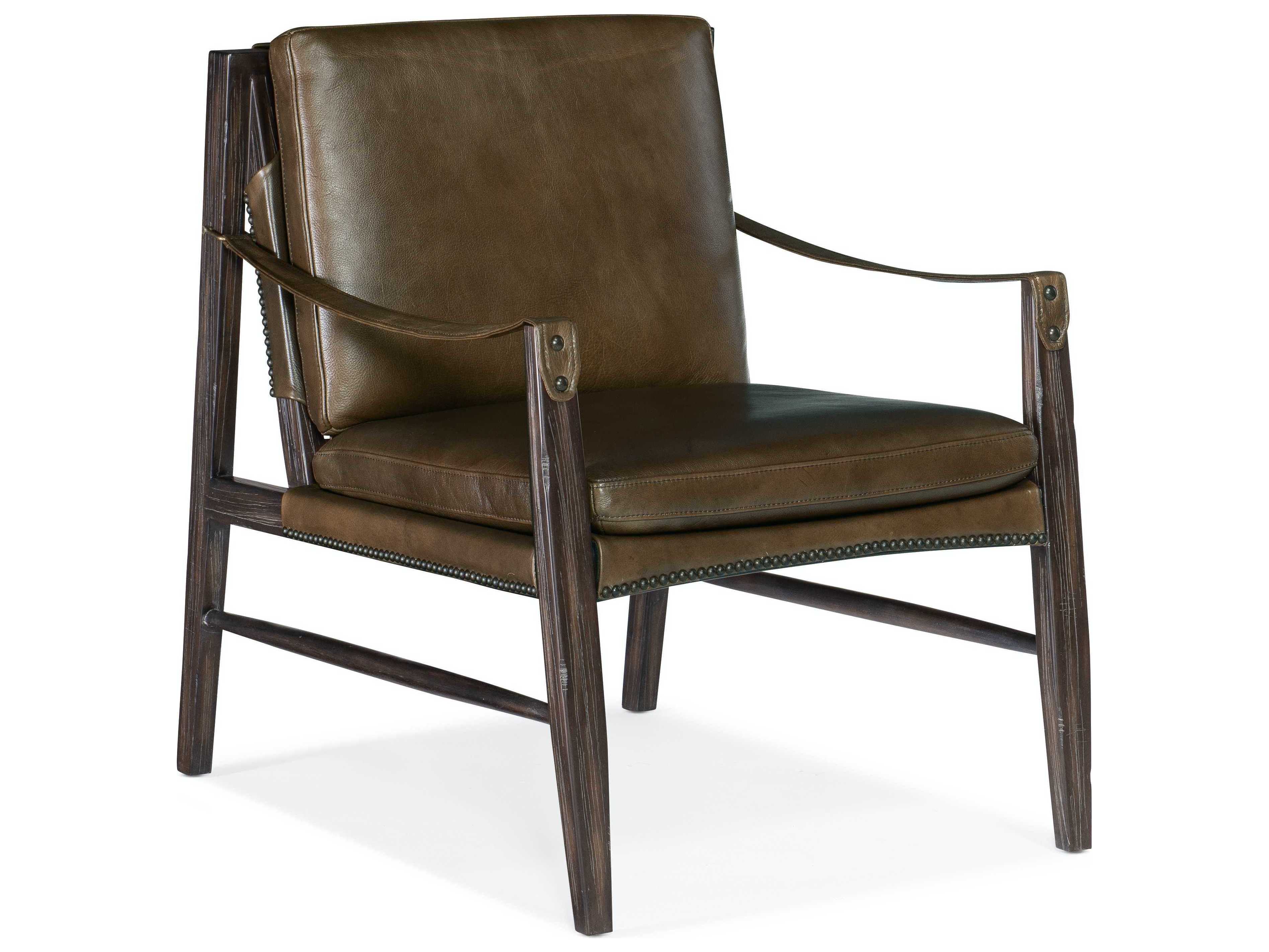 Hooker Furniture Sabi Brown Leather Accent Chair