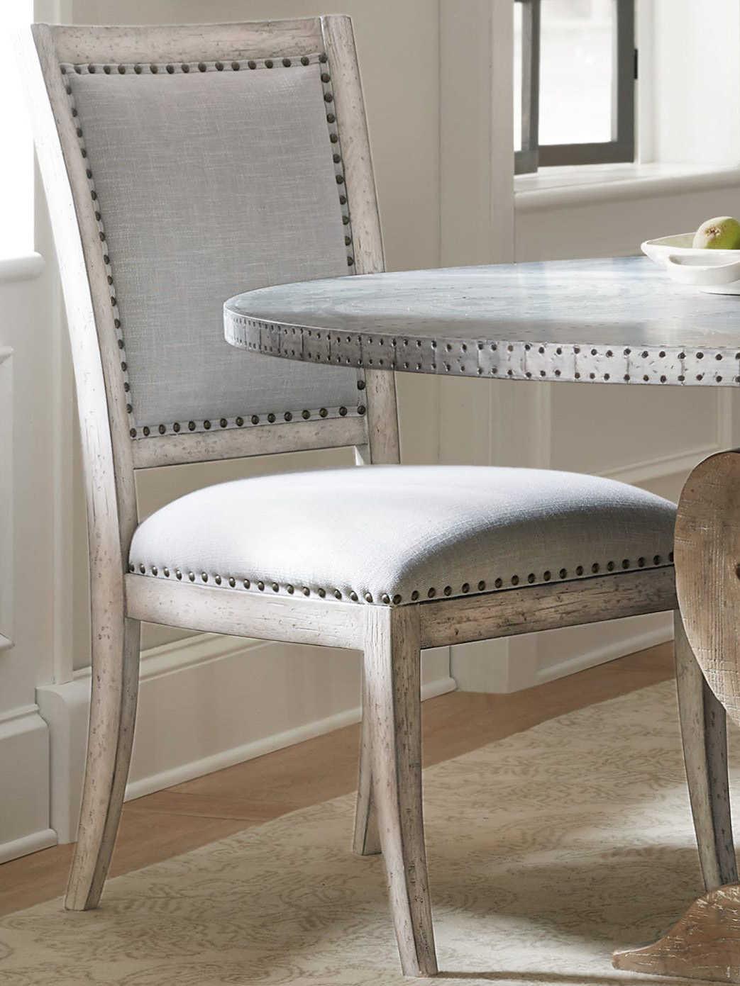 Hooker Furniture Boheme Hardwood Gray Upholstered Side Dining Chair