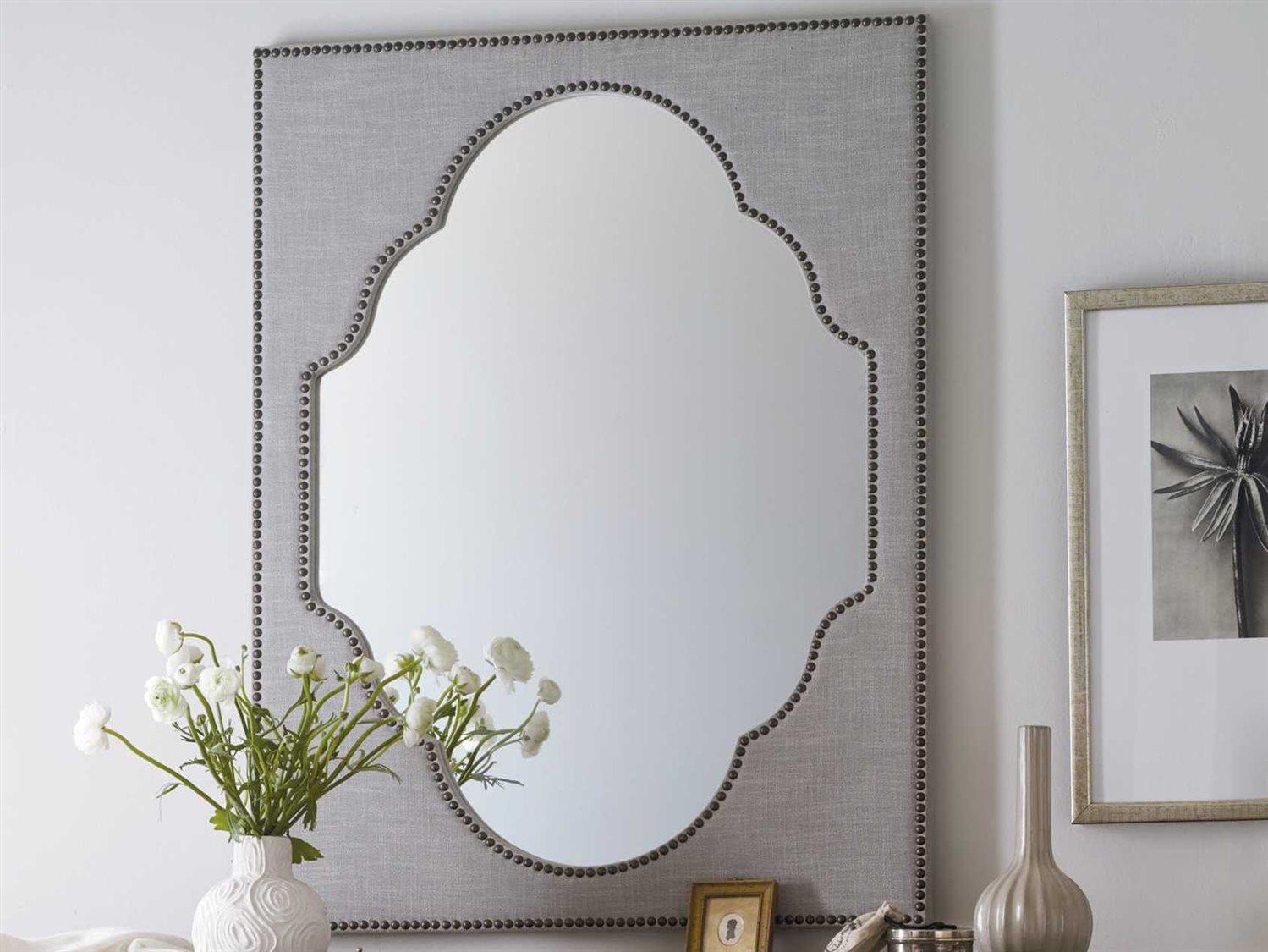 Hooker Furniture Boheme Nourmand Linen Wrapped Wall Mirror