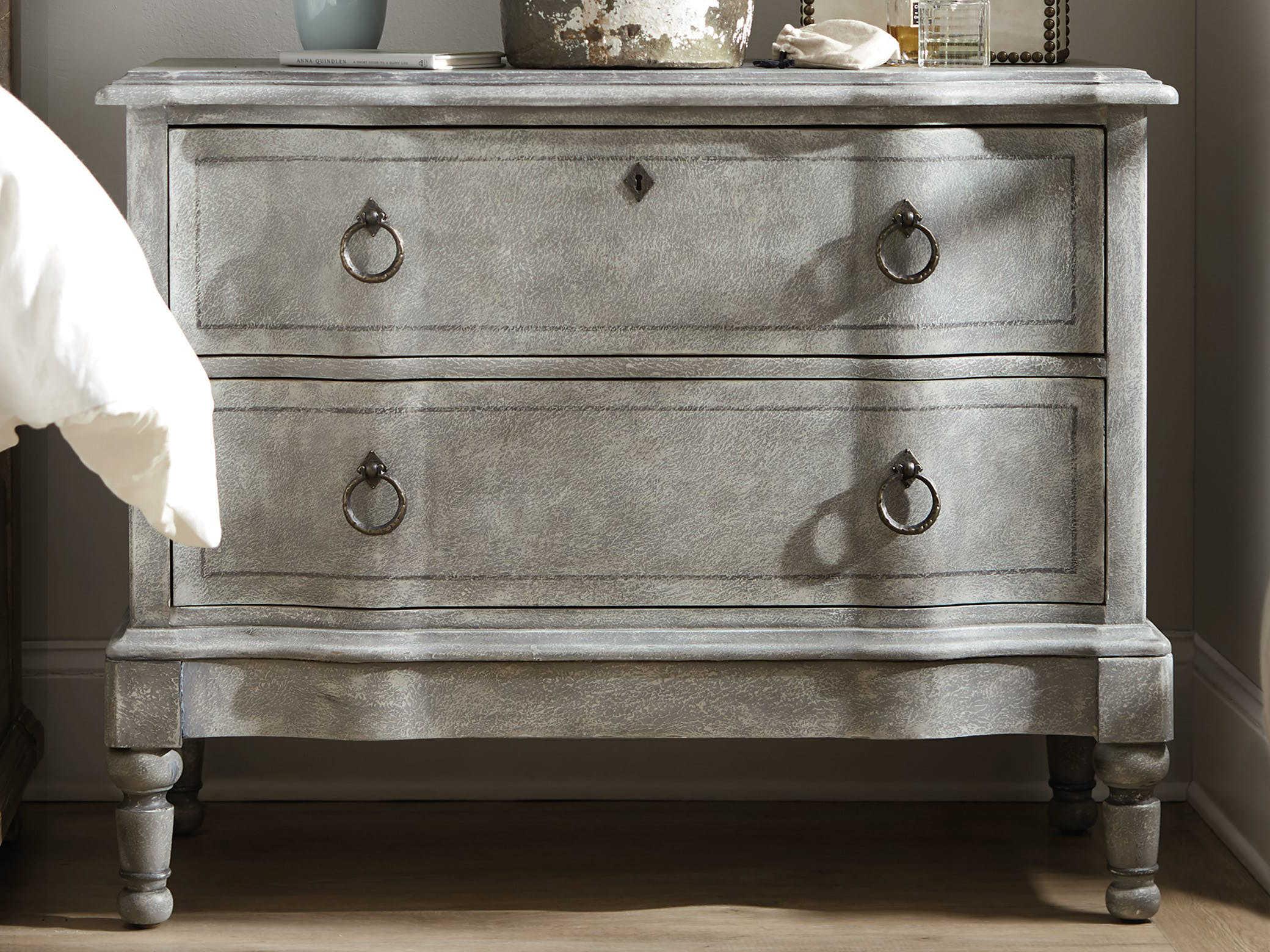 Hooker Furniture Boheme 2-Drawers Cedar Wood Chest Nightstand