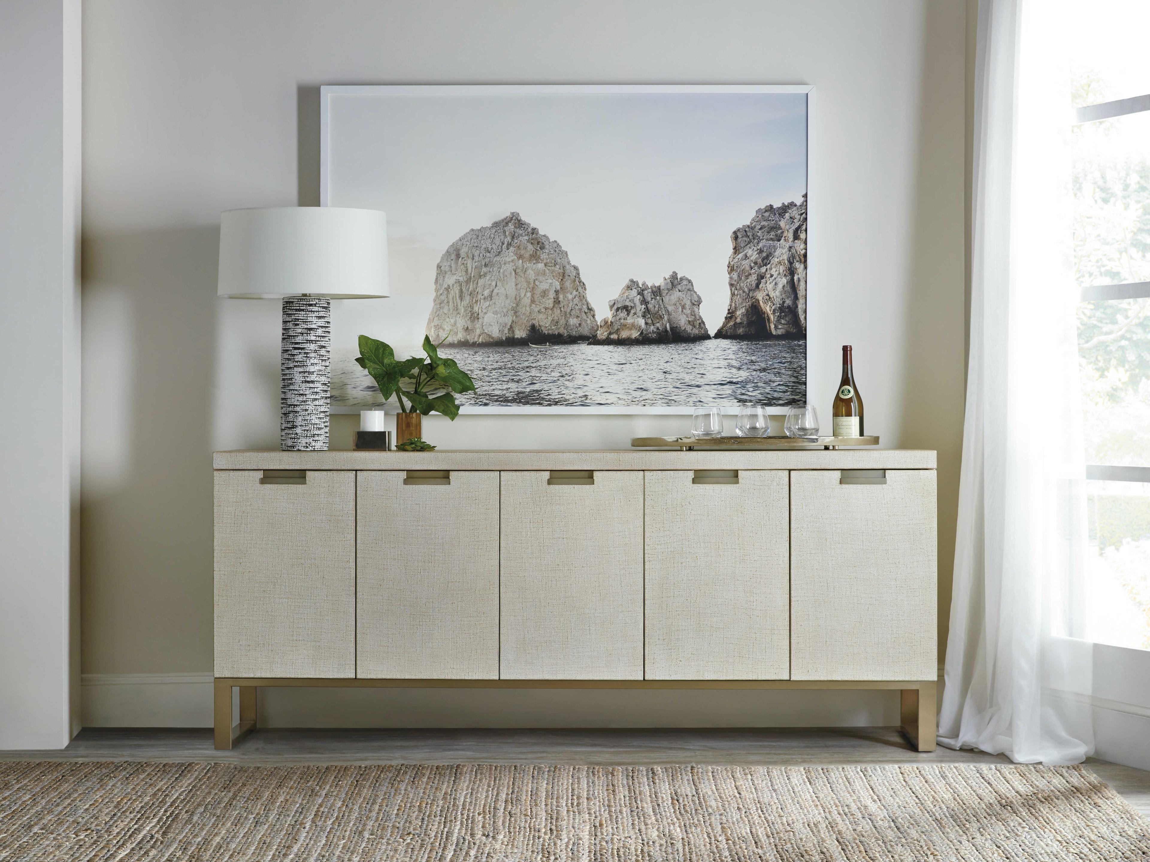 Luxecor Heritage 82" Pebble Beach Champagne Sideboard