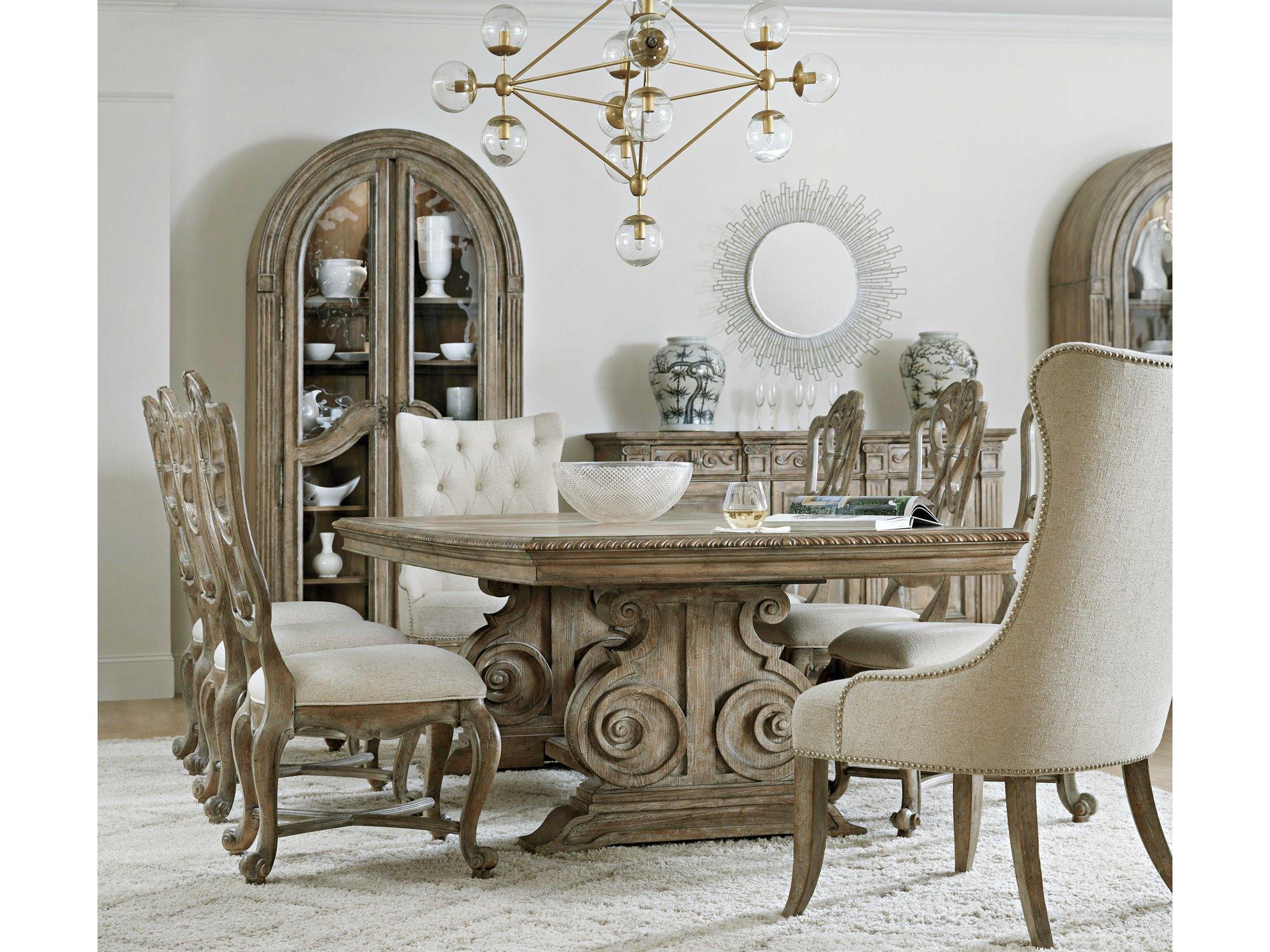 Hooker Furniture Castella Ash Wood Dining Room Set