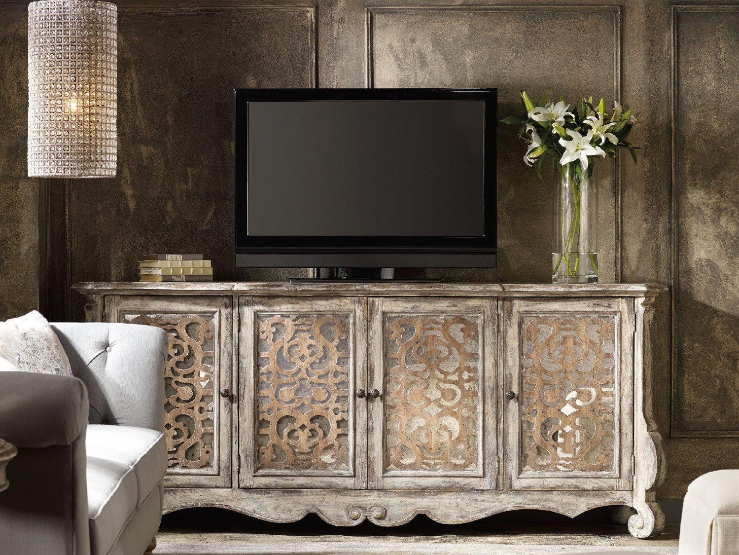 Hooker Furniture Chatelet 90" Poplar Wood Light Credenza Sideboard