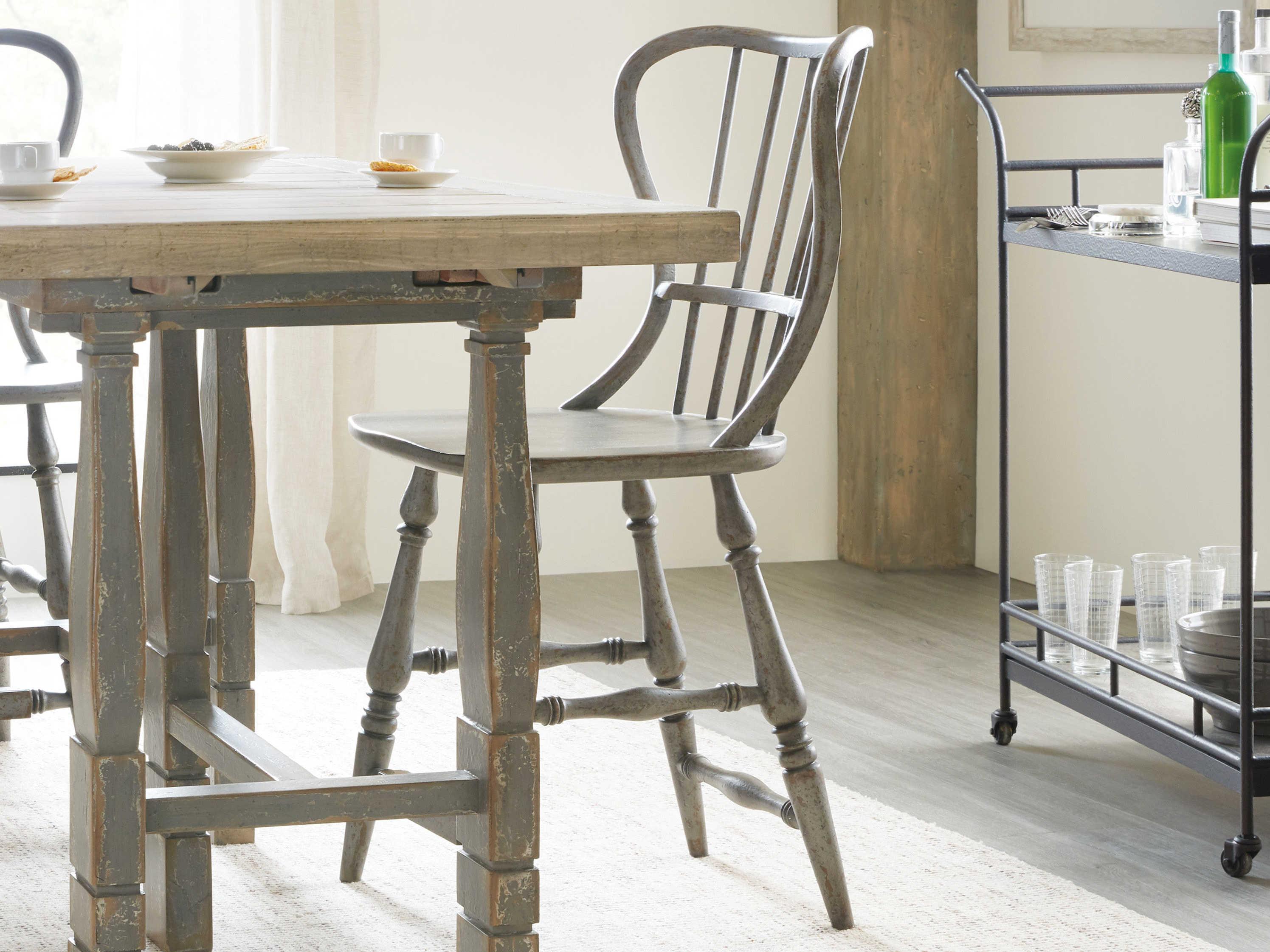 Hooker Furniture Ciao Bella Poplar Wood Gray Counter Stool