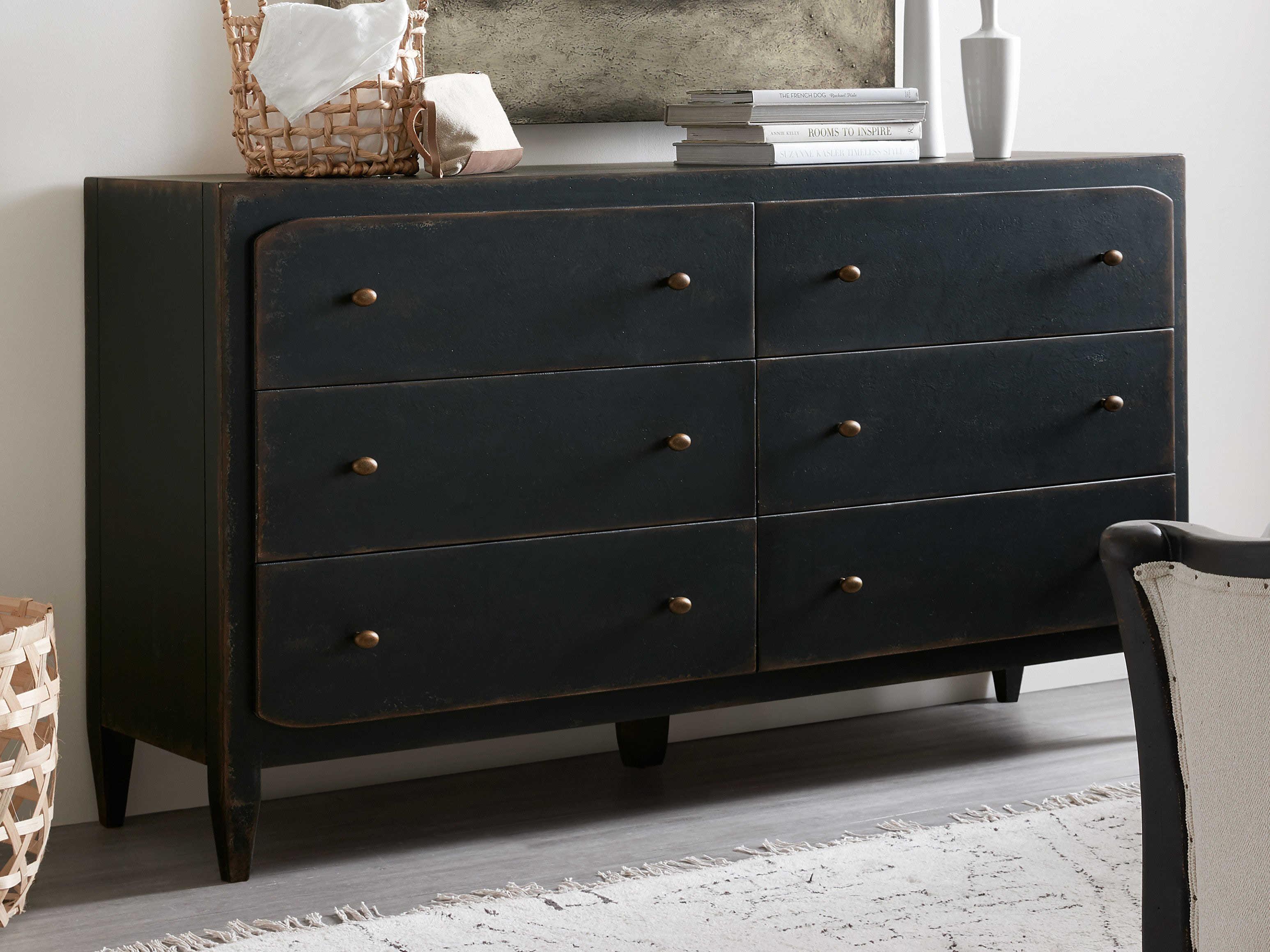 Luxecor Heritage 6-Drawers Cedar Wood Double Dresser