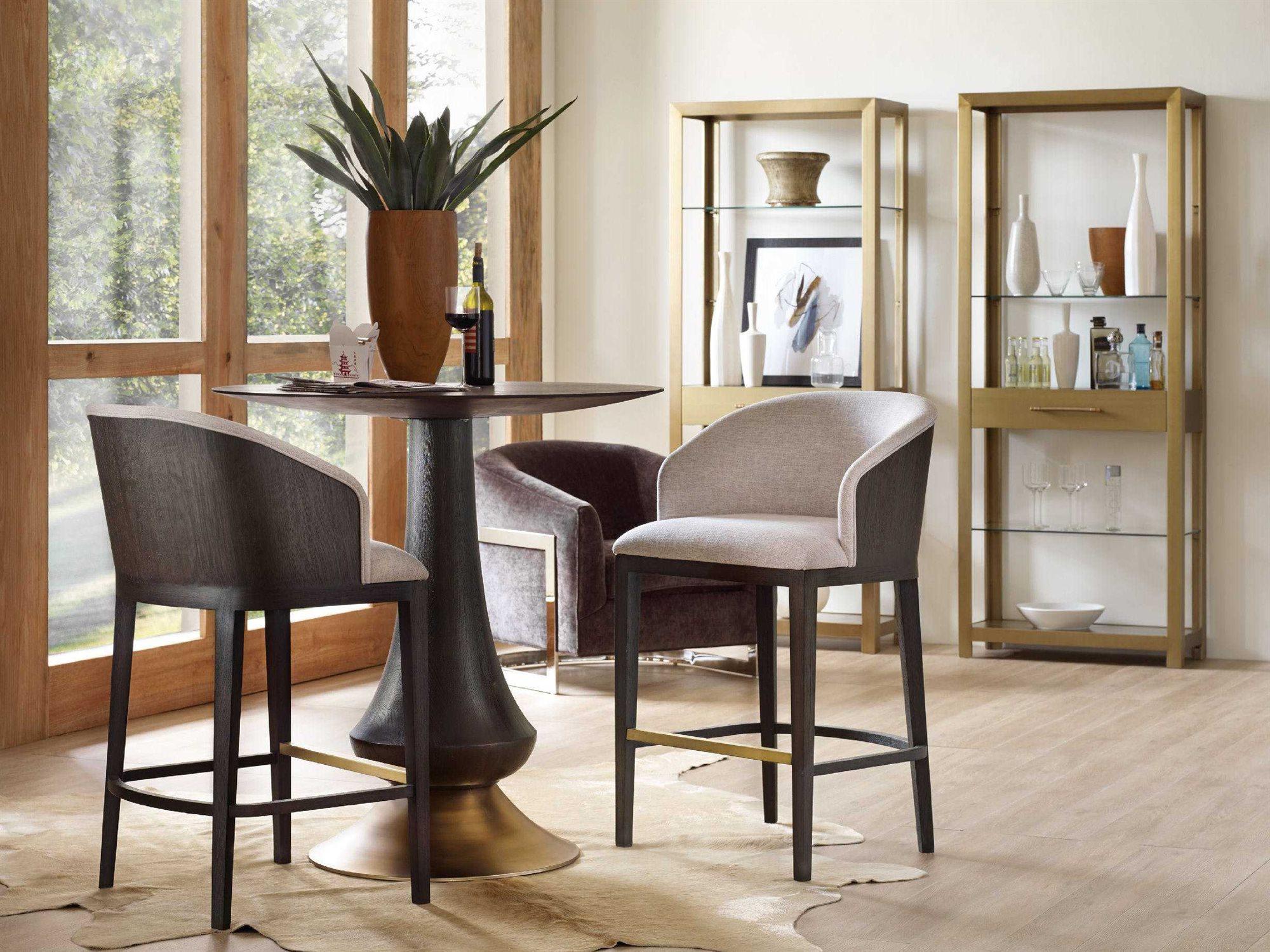 Hooker Furniture Curata Oak Wood Bar Dining Room Set