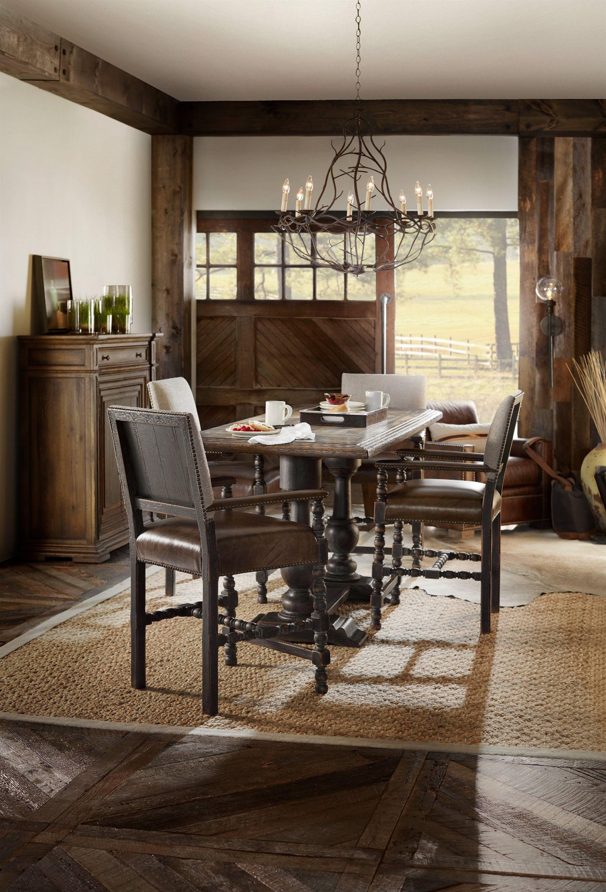 Hooker Furniture Hill Country Hardwood Dining Room Set