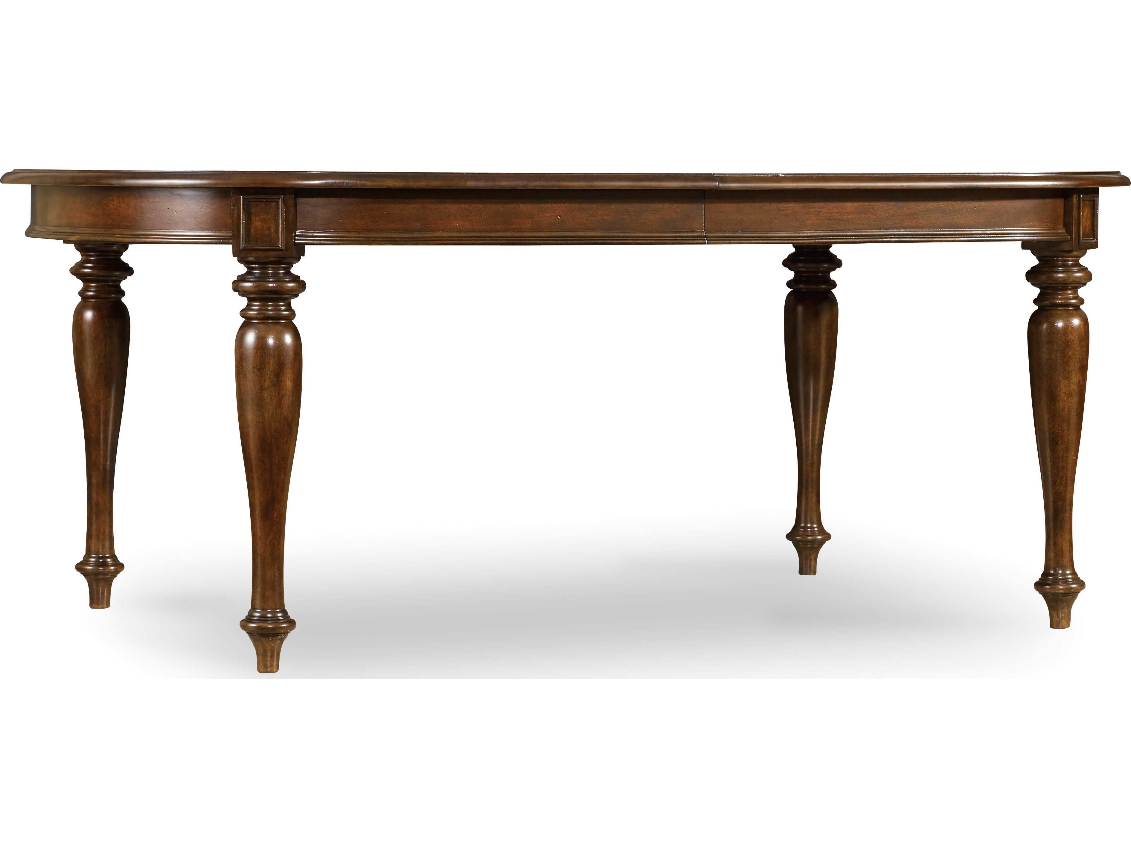Luxecor Heritage Oval Dark Wood Dining Table