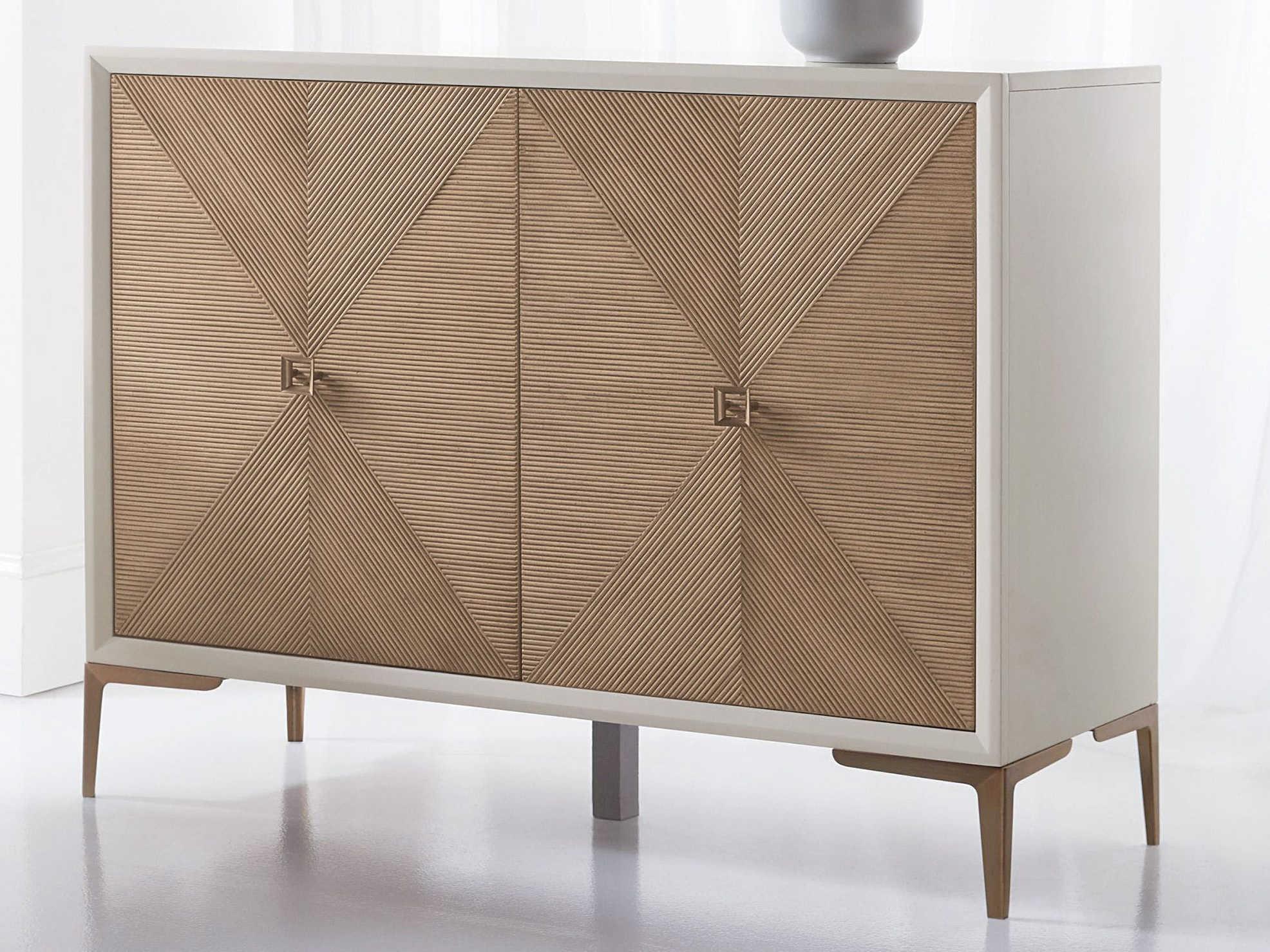 Hooker Furniture Melange Lisette 46" Poplar Wood Cream Sideboard