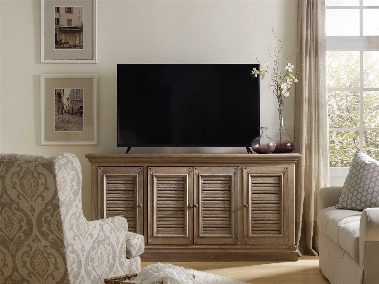 Luxecor 72" Hardwood Light Natural Media Console