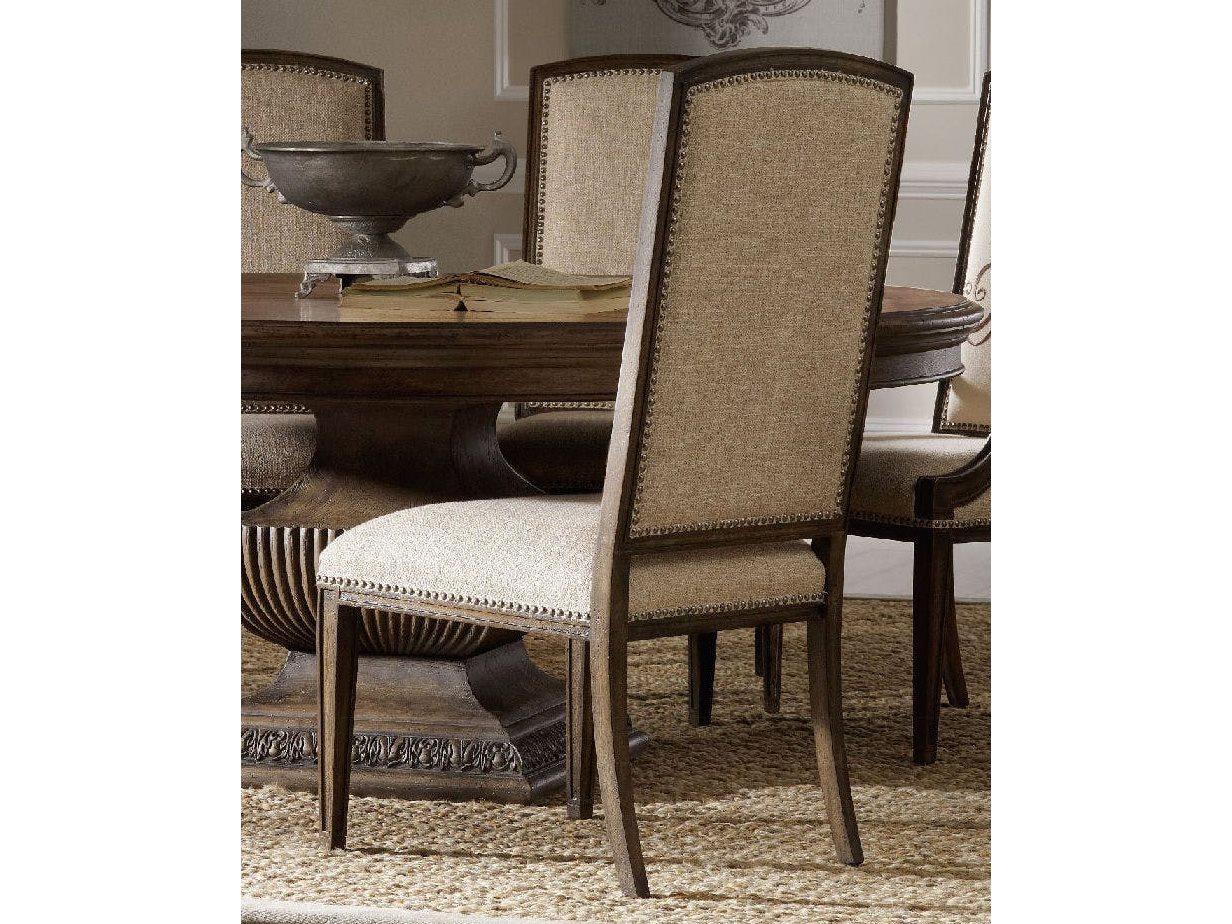 Hooker Furniture Rhapsody Hardwood Brown Upholstered Side Dining Chair