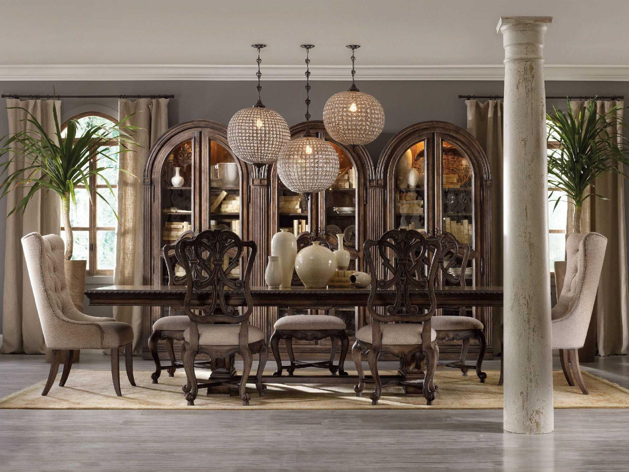 Hooker Furniture Rhapsody Ash Wood Dining Room Set