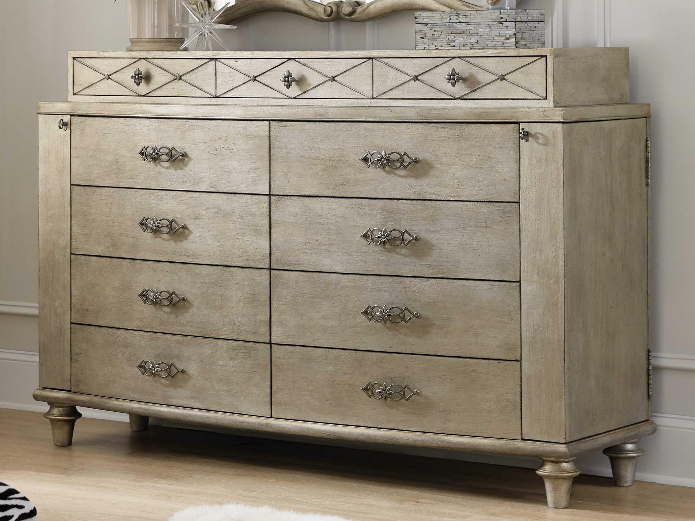 Hooker Furniture Sanctuary 2 Diamont 11-Drawers Hardwood Double Dresser