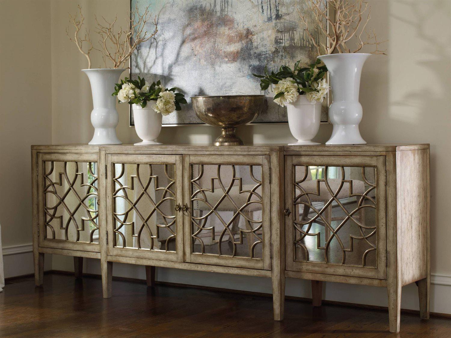 Hooker Furniture Sanctuary 105" Hardwood Light Wood Sideboard