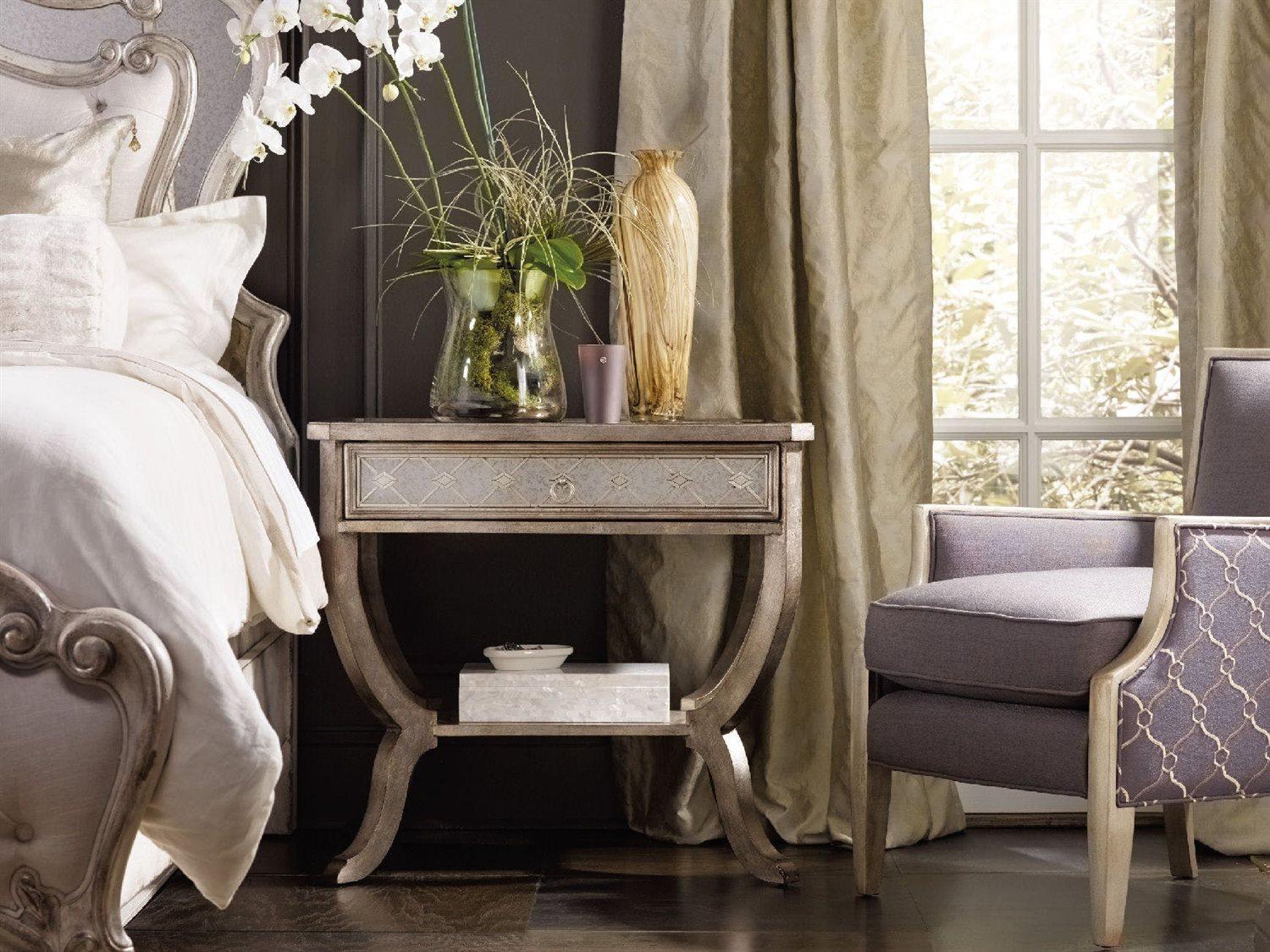 Hooker Furniture Sanctuary 1-Drawer Hardwood Nightstand