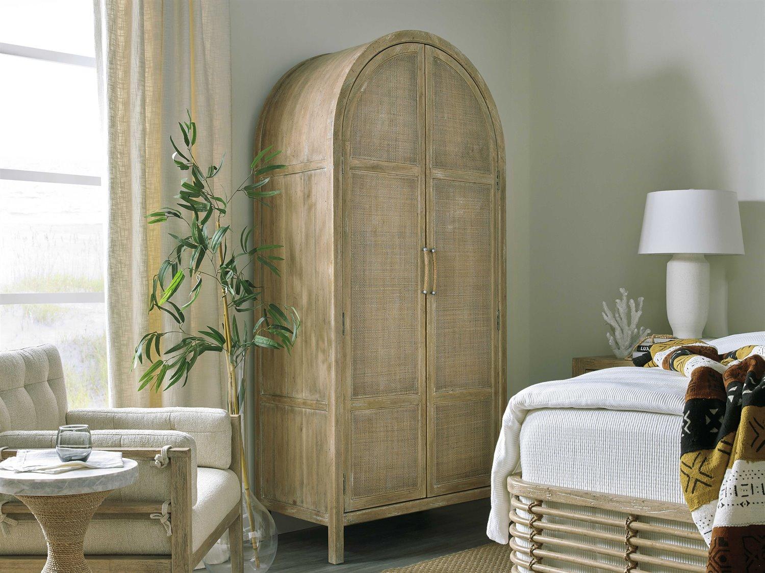 Hooker Furniture Surfrider Driftwood Beige Wardrobe Armoire