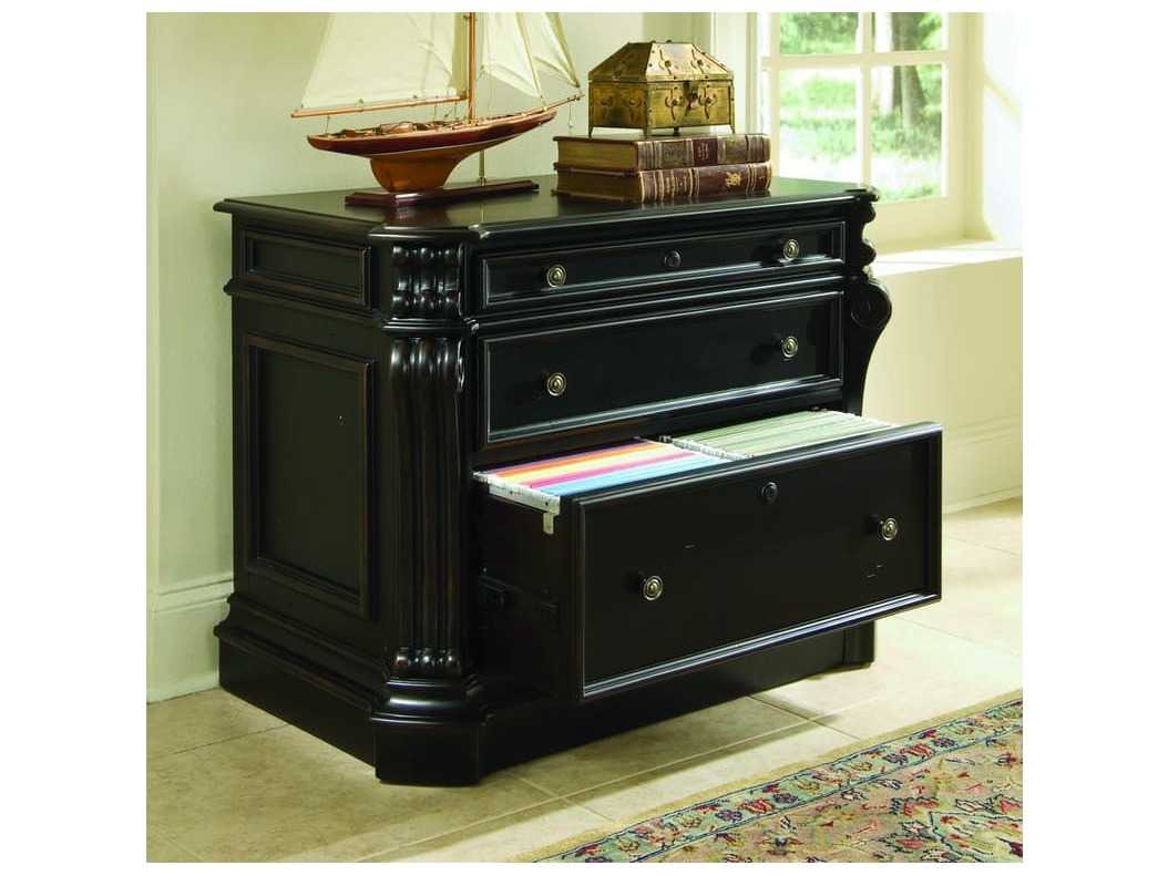 Hooker Furniture Telluride Black File Cabinet