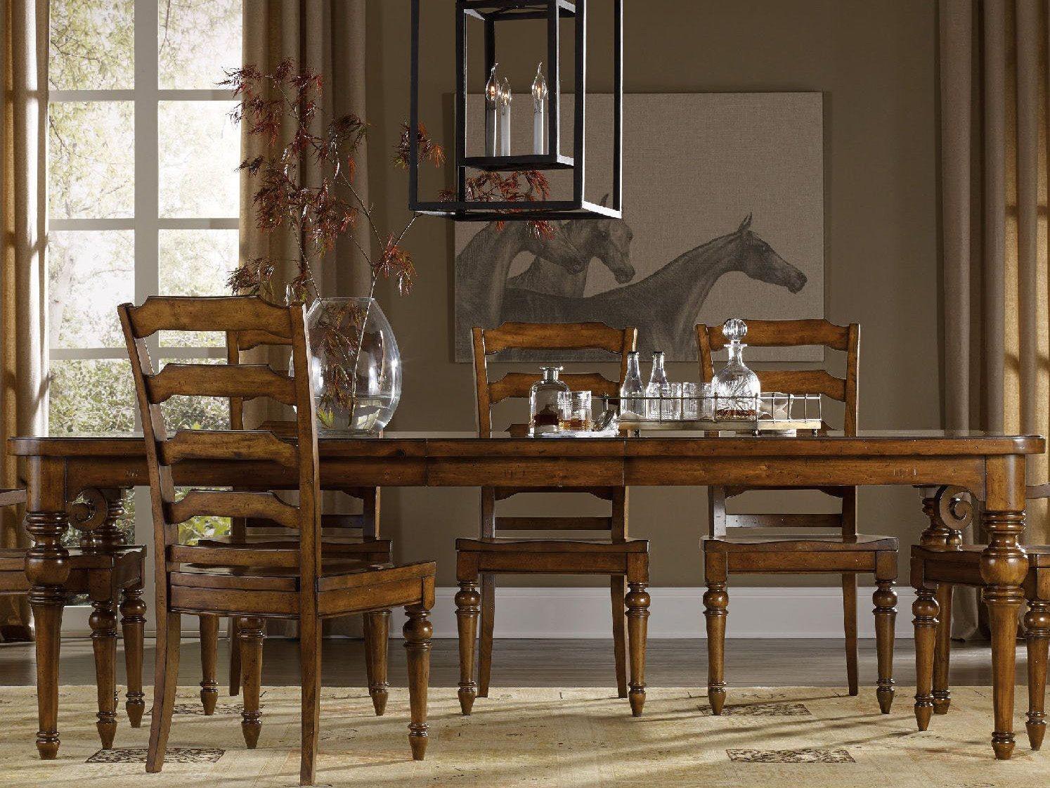 Hooker Furniture Tynecastle Rectangular Wood Dining Table