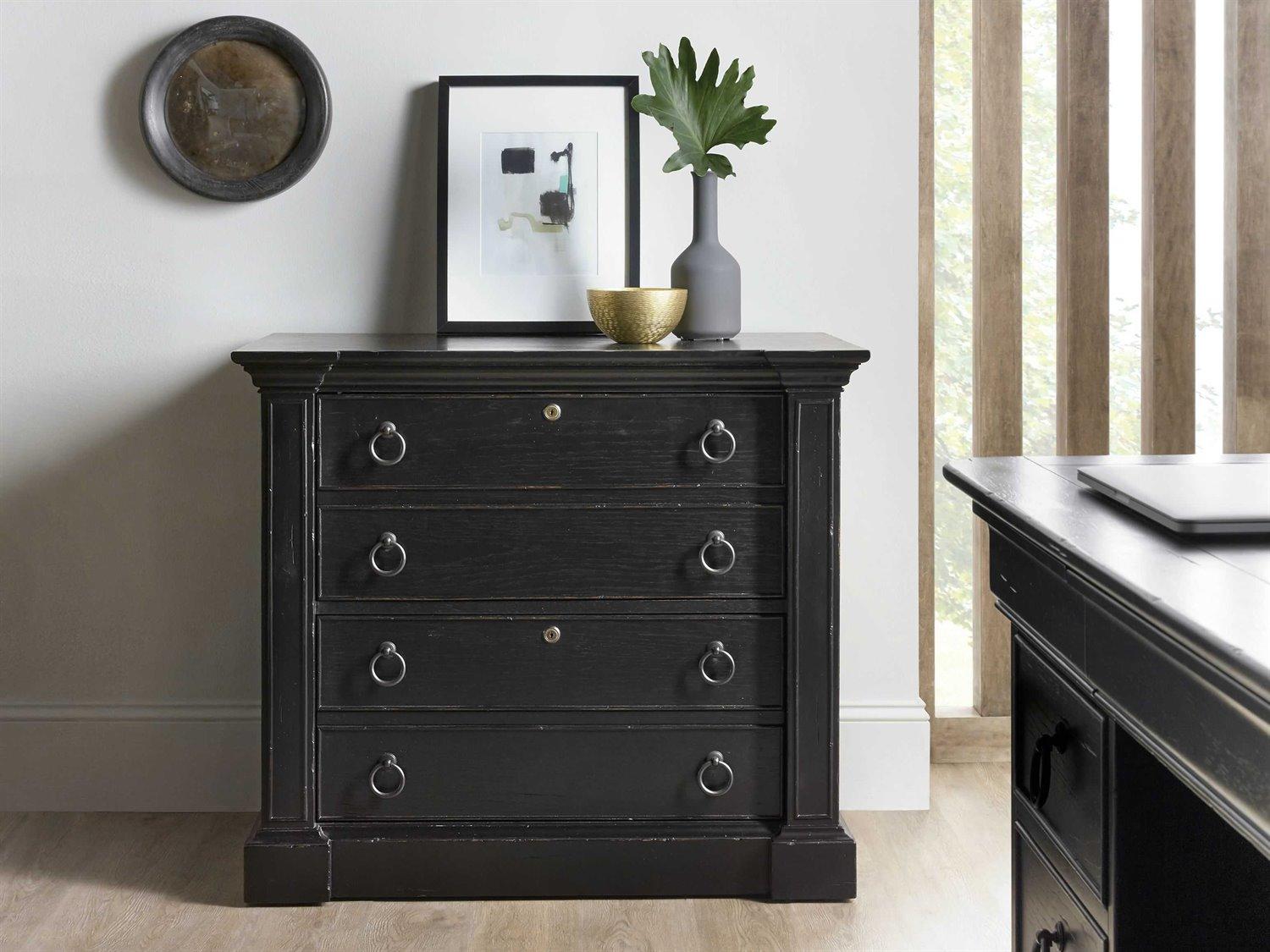 Luxecor Heritage Black File Cabinet