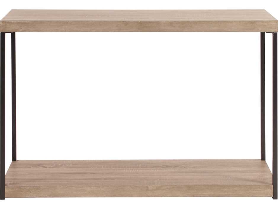 Howard Elliott Wood And Metal Console Table Rectangular
